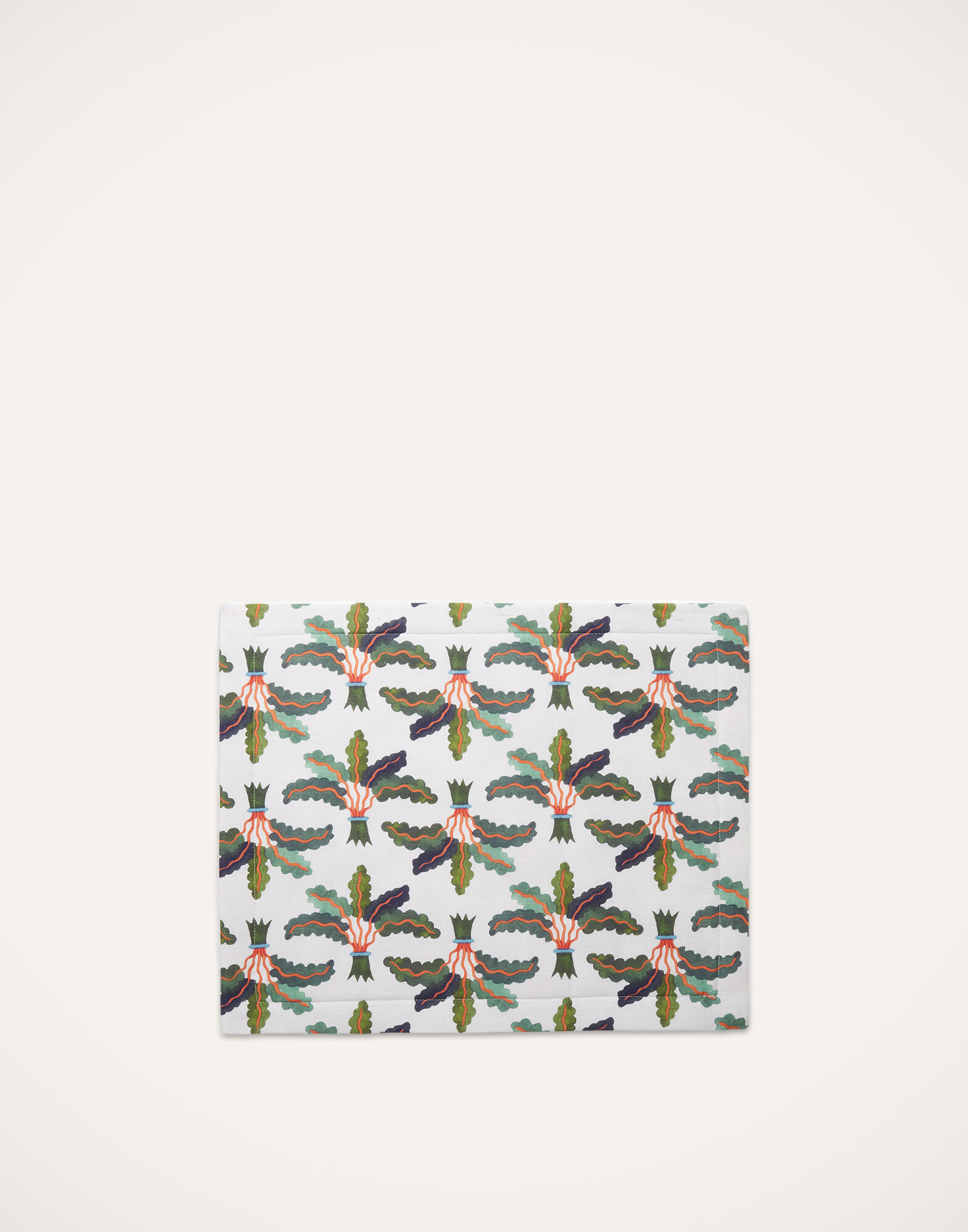 La DoubleJ Placemat Set Of 2 Palms TBM0001LIN001HLE0022