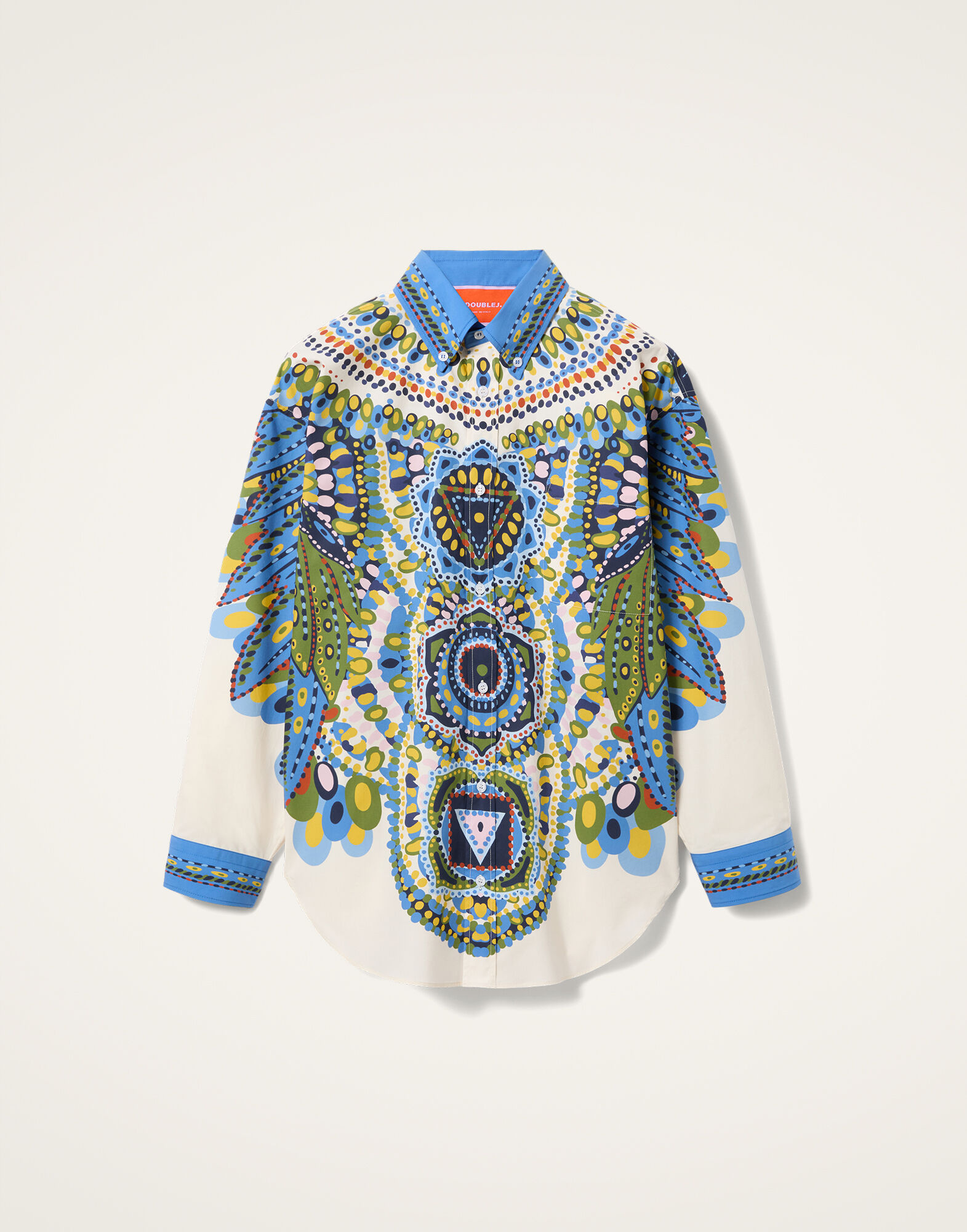La DoubleJ Better Than You Boyfriend's Shirt Chakra Plac&eacute;e Multicolor SHI0092COT015CHA05MU01