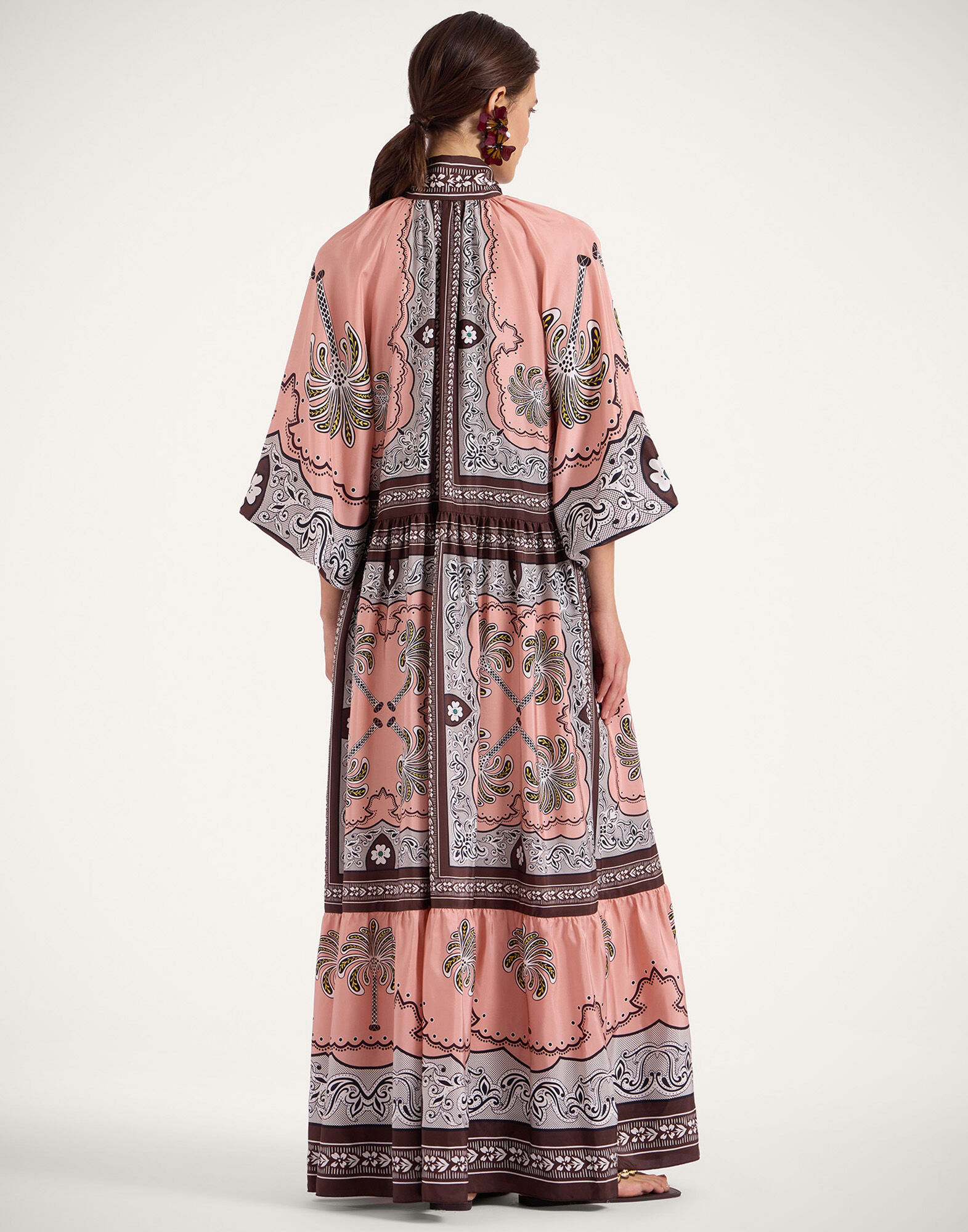 La DoubleJ Athena Dress Mirage Plac&eacute;e Pink DRE0618SIL009AGE01PI01