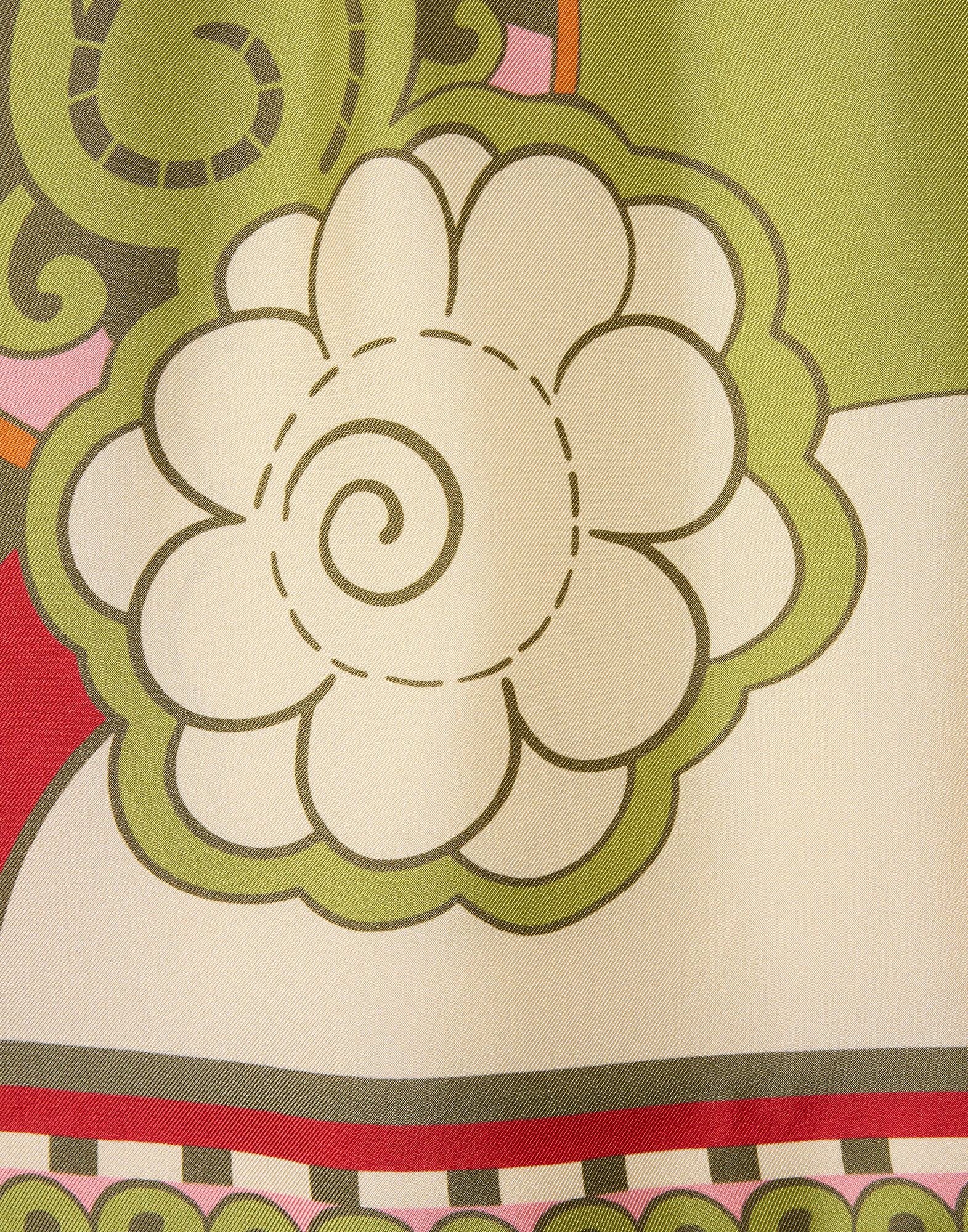 La DoubleJ Mini Foulard Skirt Ambrosia Plac&eacute;e Green SKI0173SIL006AMB03GR02