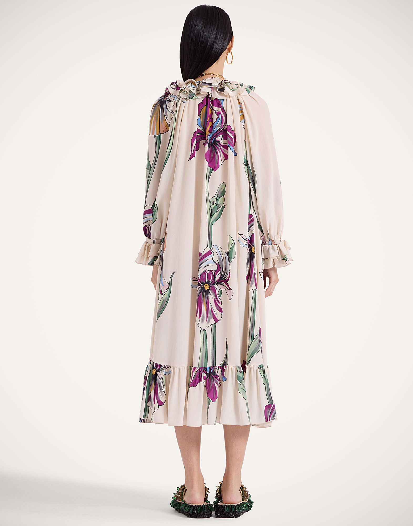 La DoubleJ Hey Jude! Dress Iris Ivory DRE0850CRE001IRS01WH04