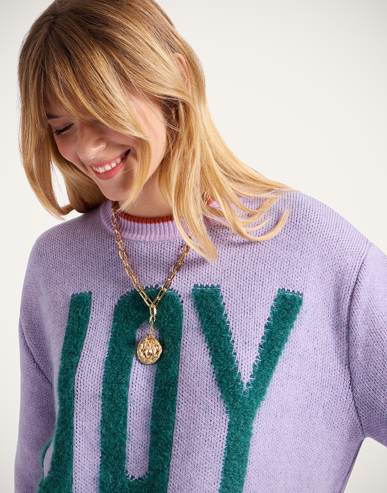 La DoubleJ Scarab Charm 24k Gold Plate CHM0013BRA003SOLIDYE05