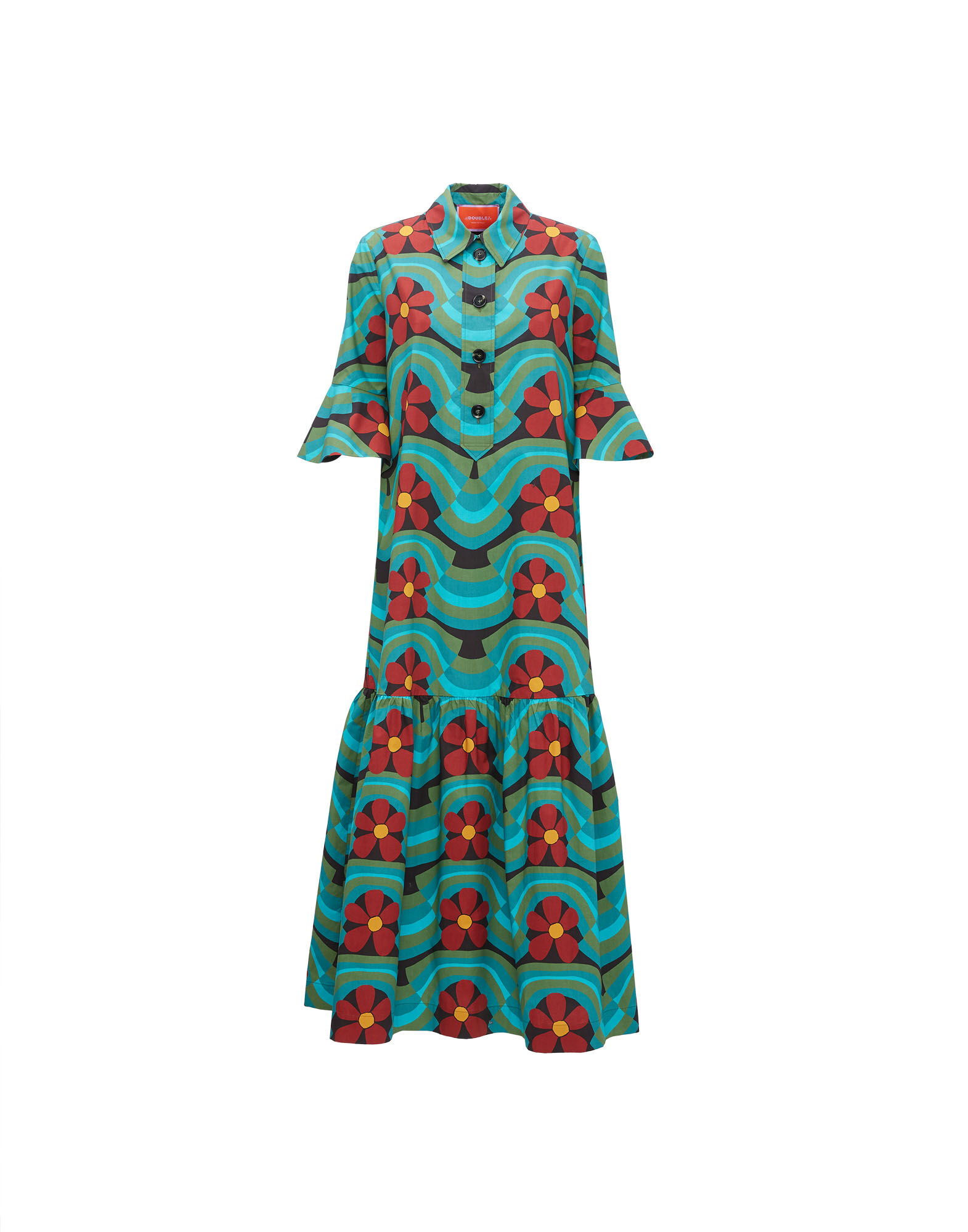 La DoubleJ Artemis Dress Ashbury DRE0176COT001ASH0001