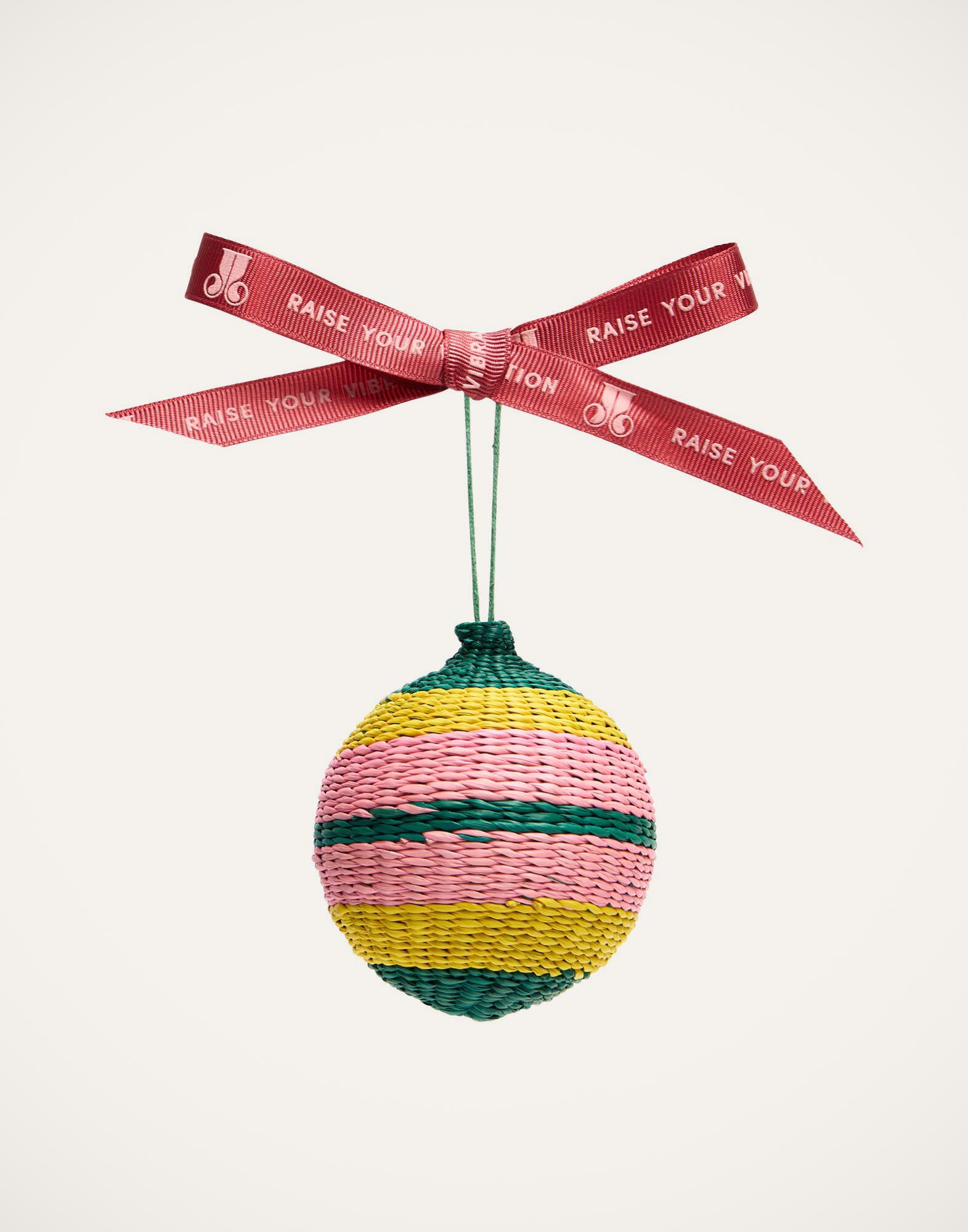 La DoubleJ Small Holiday Baubles Set Of 6 Multicolor OTS0023RAF010MUL60MU03