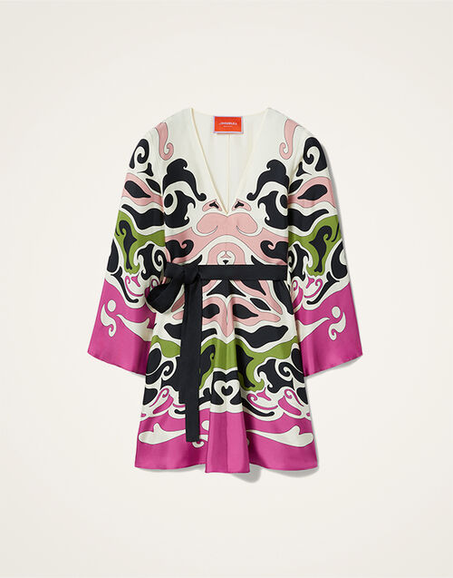 La DoubleJ Mini Magnifico Dress Phoenix Placée Pink DRE0575SIL006PHO01PI01