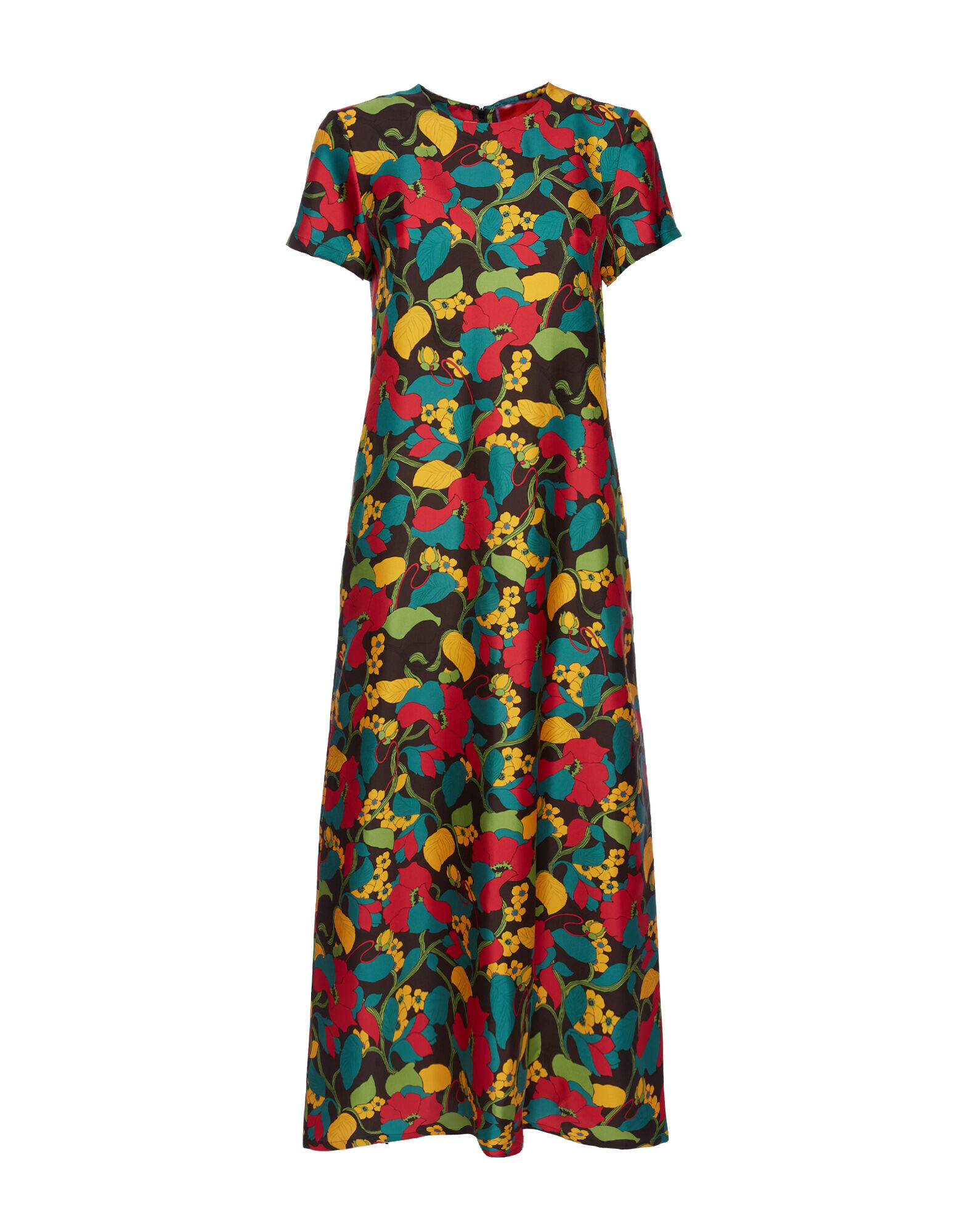 La DoubleJ Swing Dress Vines DRE0001SIL001VIN0001