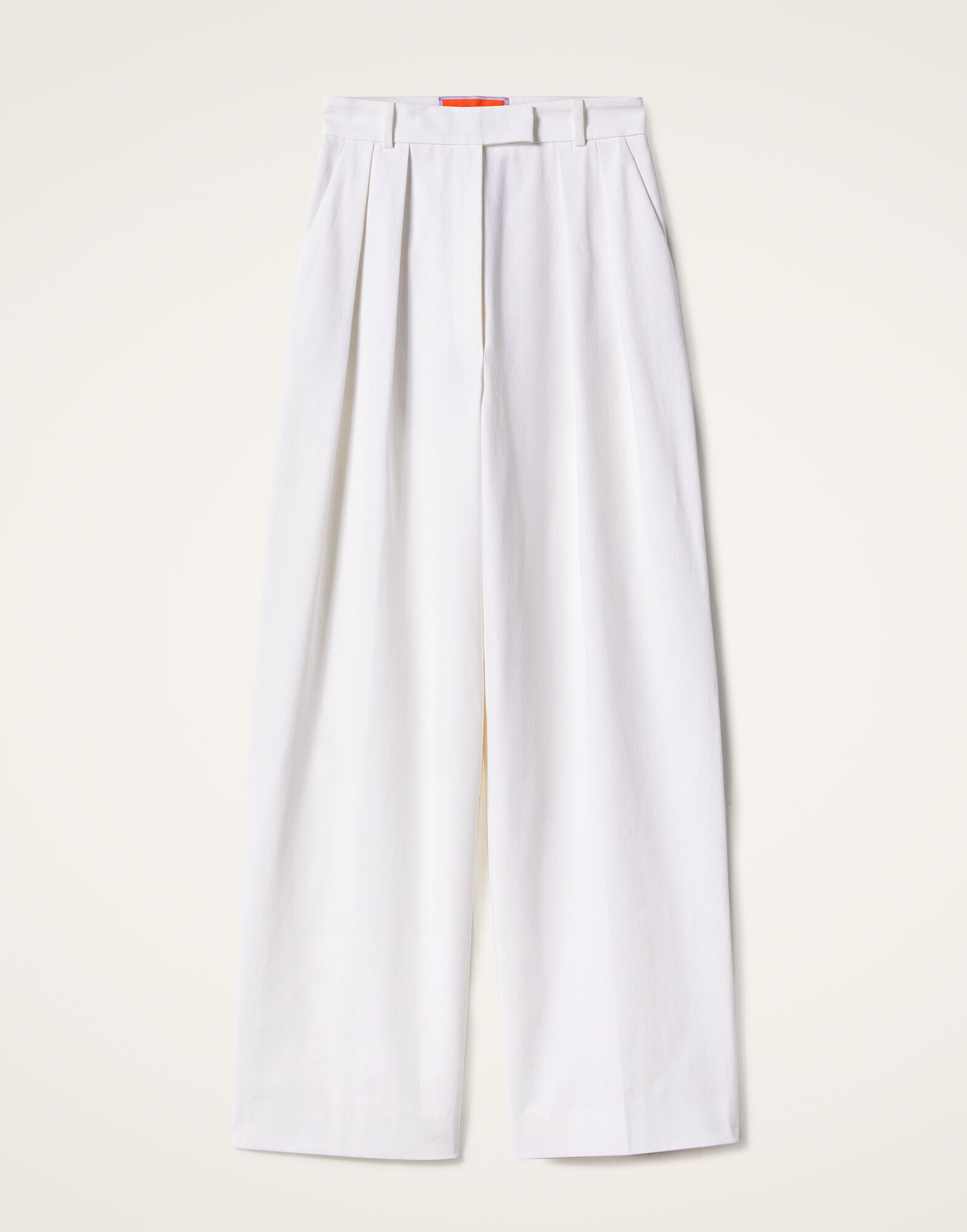 La DoubleJ Brooklyn Pants Solid White TRO0156COT070SOLIDWH01