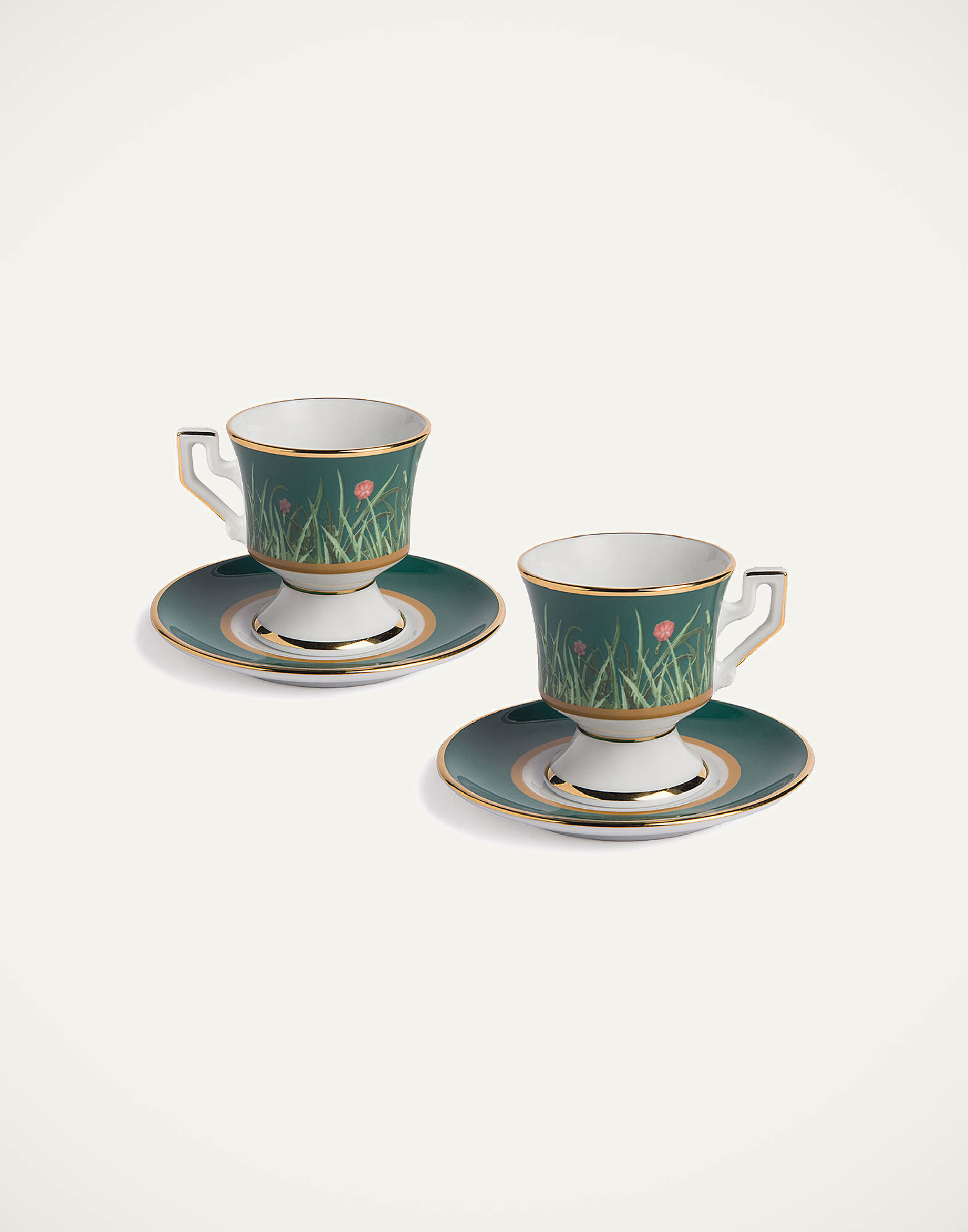 La DoubleJ Housewives Espresso Cup & Saucer Set of 2 Libellula DIS0007CER001LIB0003