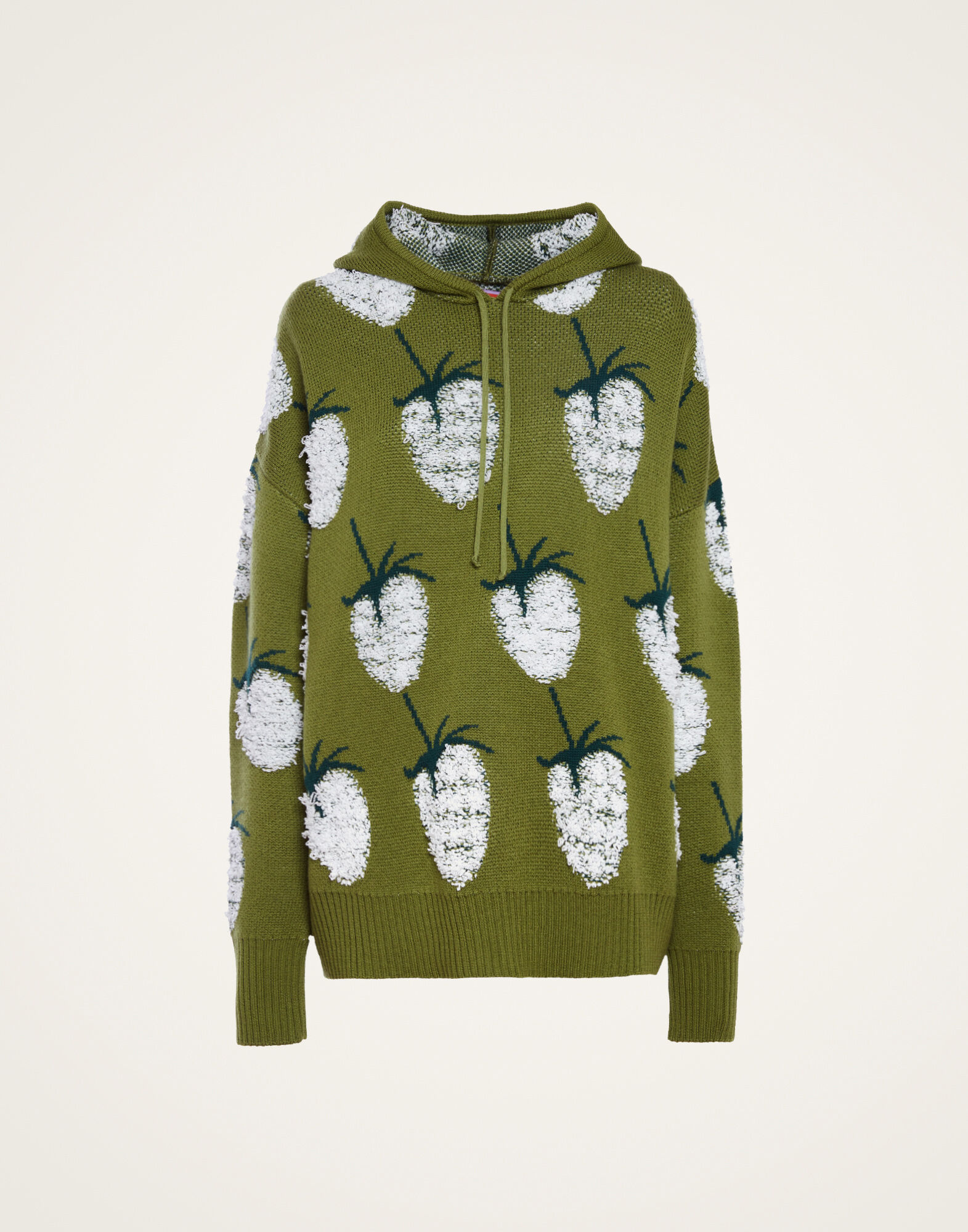 La DoubleJ Lampone Hoodie Green PUL0176KNI099VA214GR02