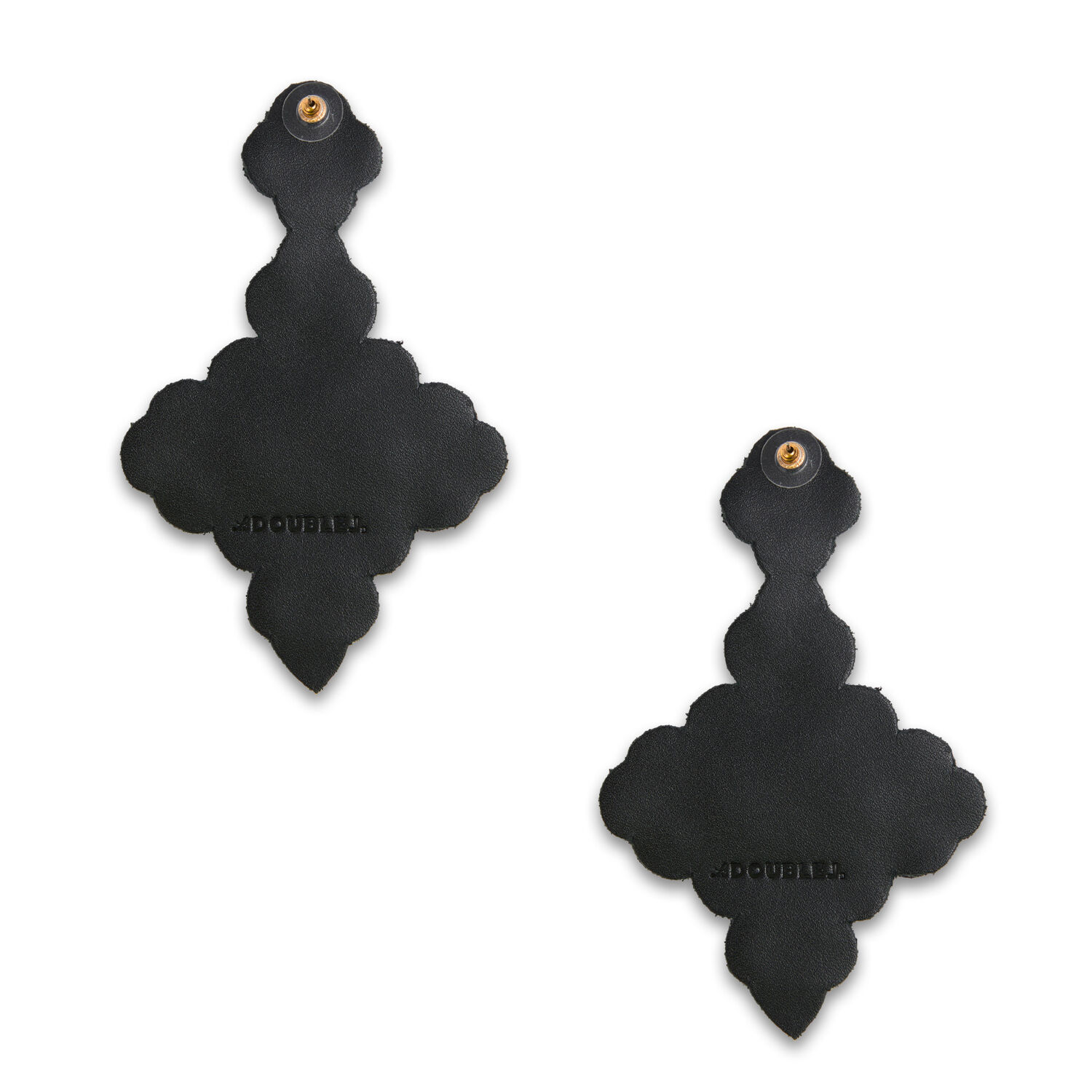 La Doublej Ella Earrings In Solid Gold