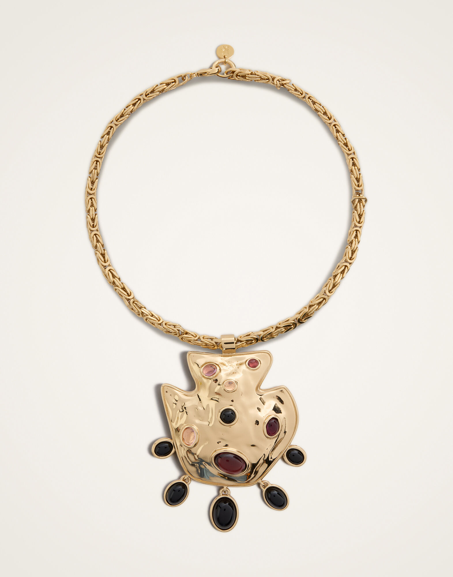 La DoubleJ Super Amulet 24k Gold Plate NEC0030BRA003SOLIDYE05