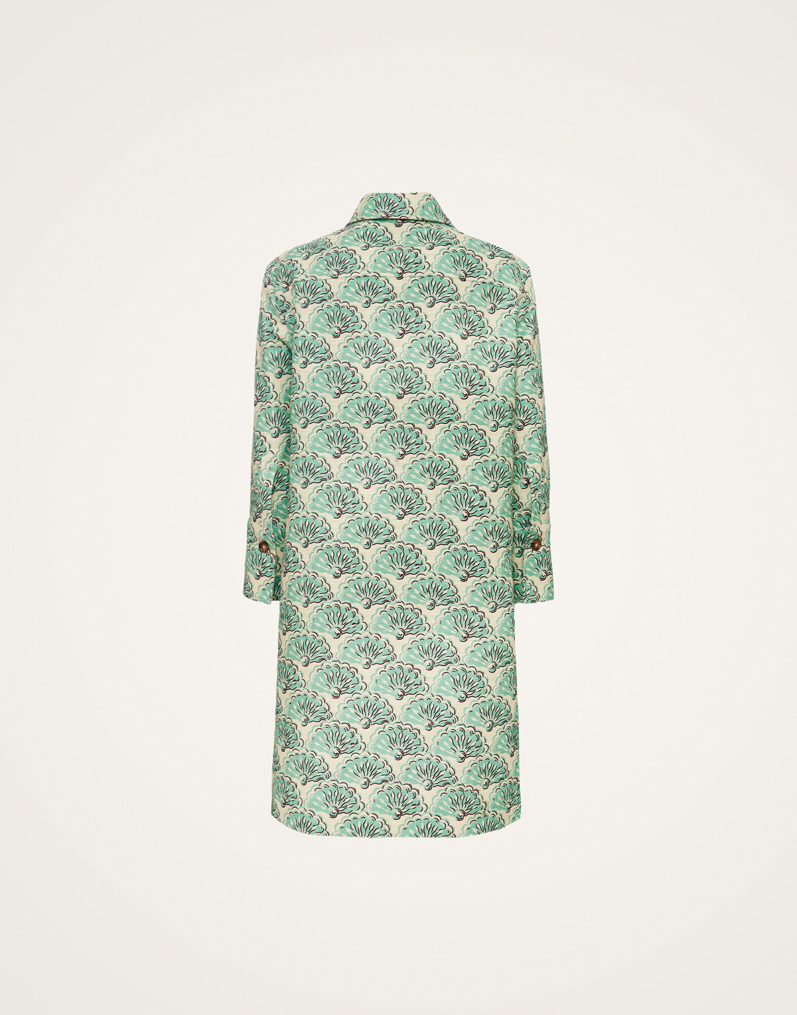 La DoubleJ Short Artemis Dress Fans Mint DRE0180COT005FAN01GR11