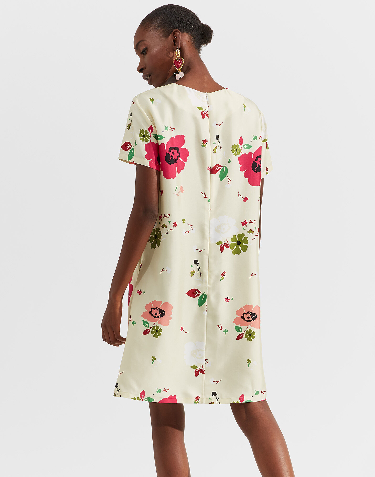 LaDoubleJ Mini Swing Dress Giardino DRE0159SIL001GIA0001