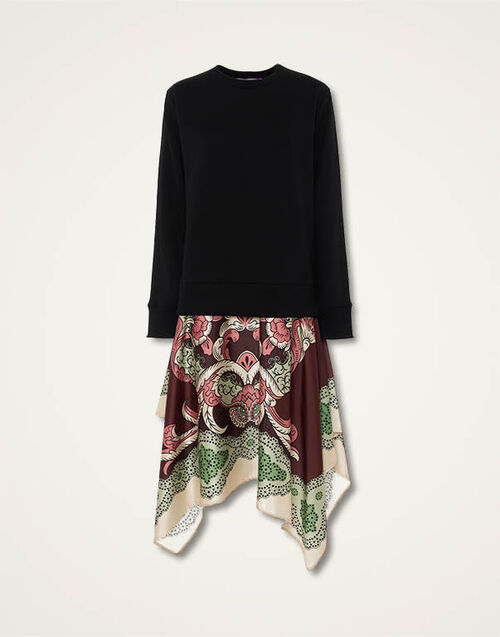 La DoubleJ Sporty Foulard Dress Portal Placée Brown DRE0639JER040POR02BR11