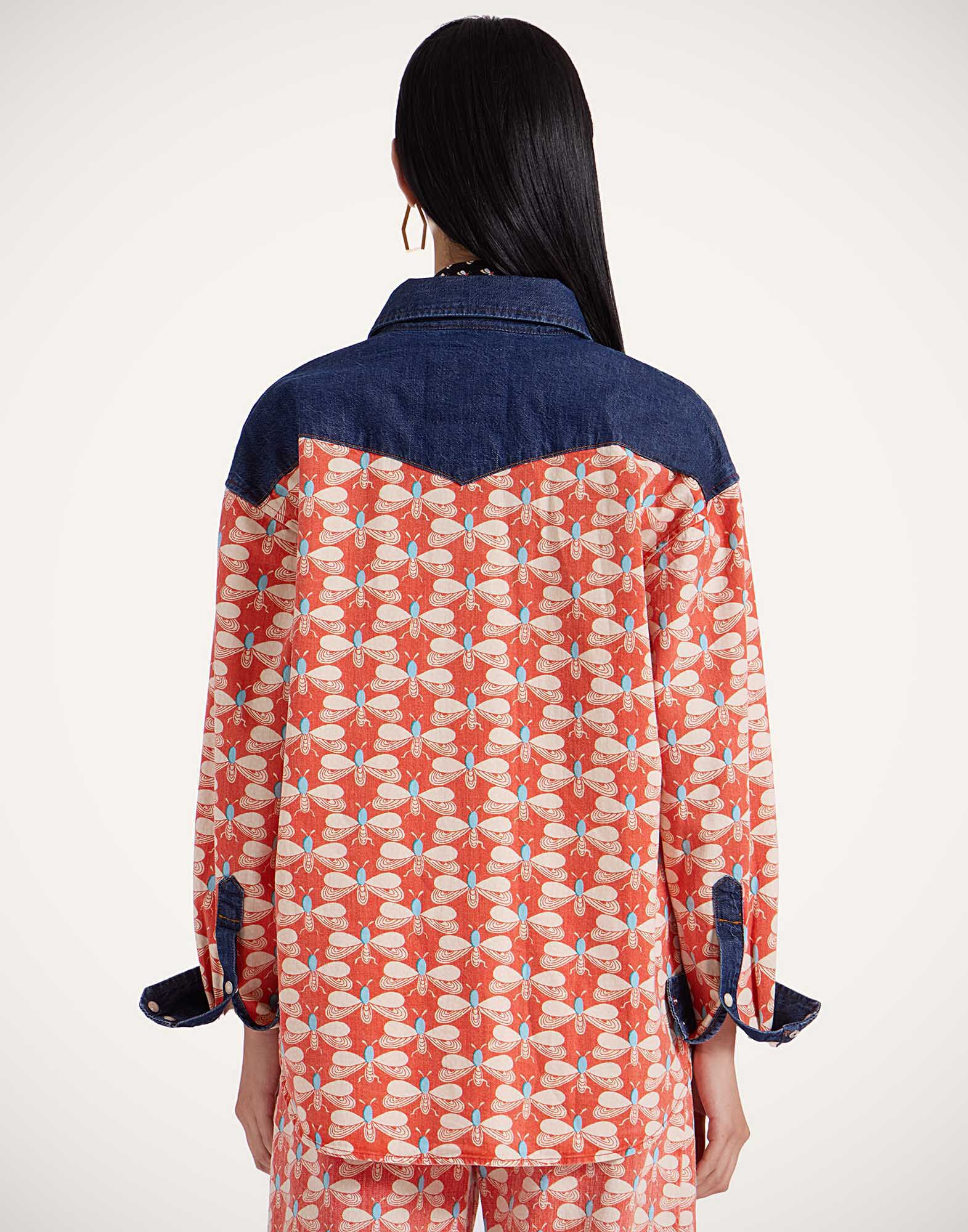 La DoubleJ The Tycoon Shirt Pull My Petaltail Orange SHI0136COT072PET03OR02