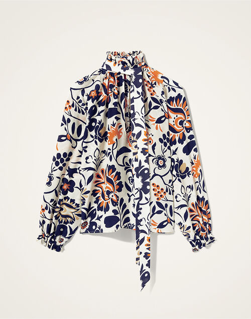 La DoubleJ Cerere Blouse Selva White SHI0120VIS019SEL06WH01