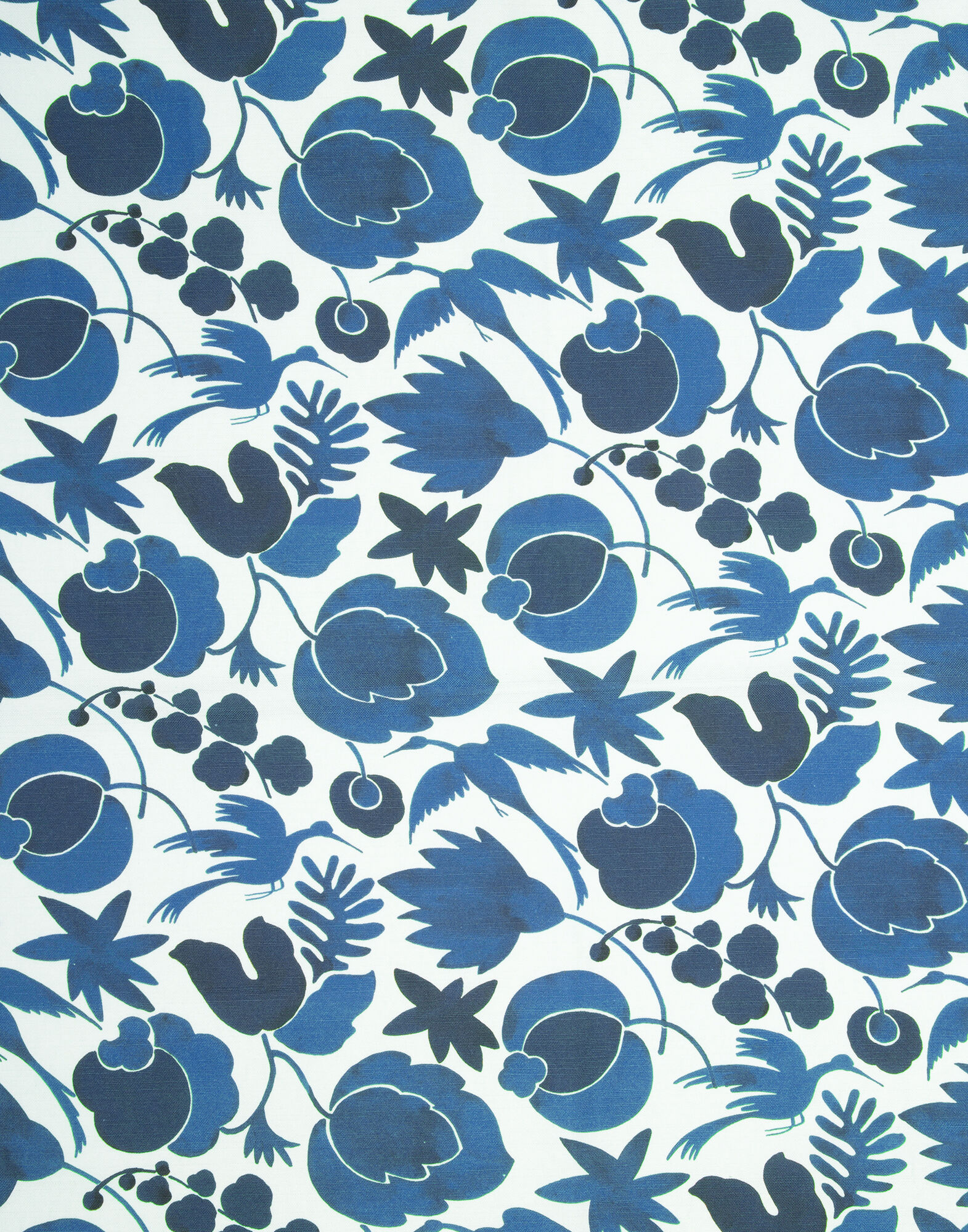 La DoubleJ Apron Wildbird Blu APR0001COT010CER0001