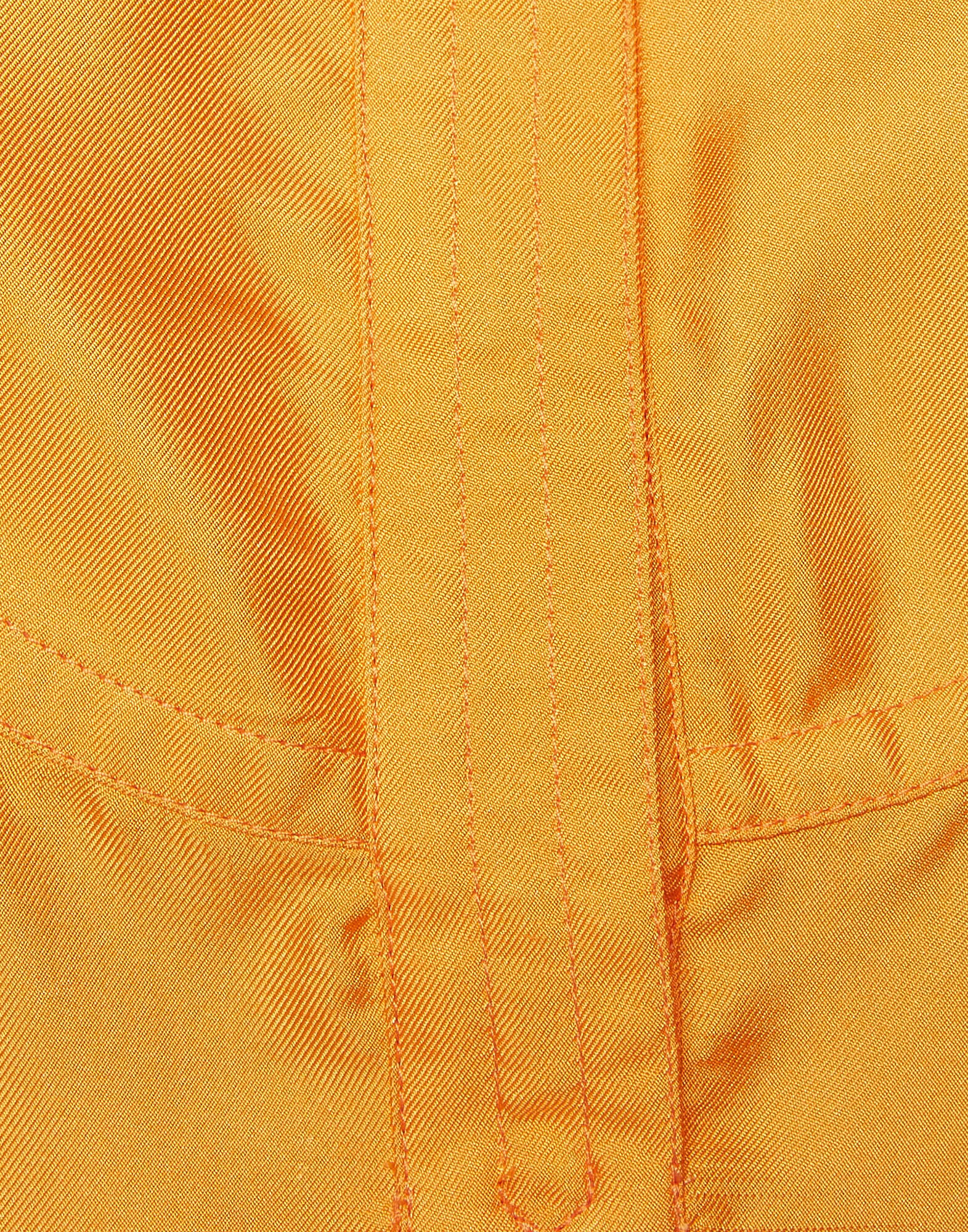 La DoubleJ Portofino Shirt Solid Orange SHI0046SIL001ORA0004