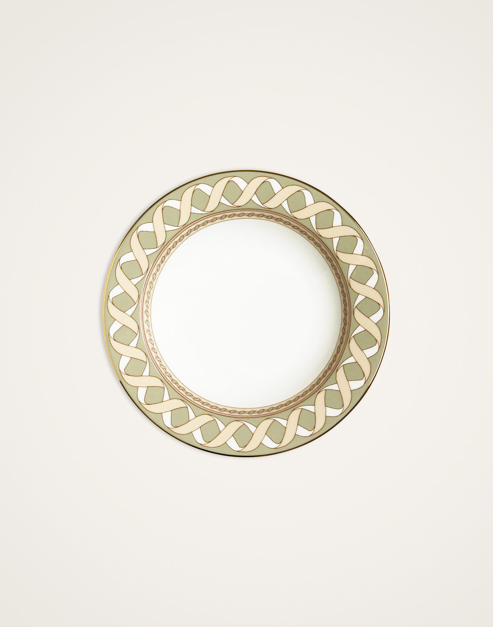 La DoubleJ Soup Plates Set Of 2 Odysseus Pistachio SOU0002CER001ODY01GR10