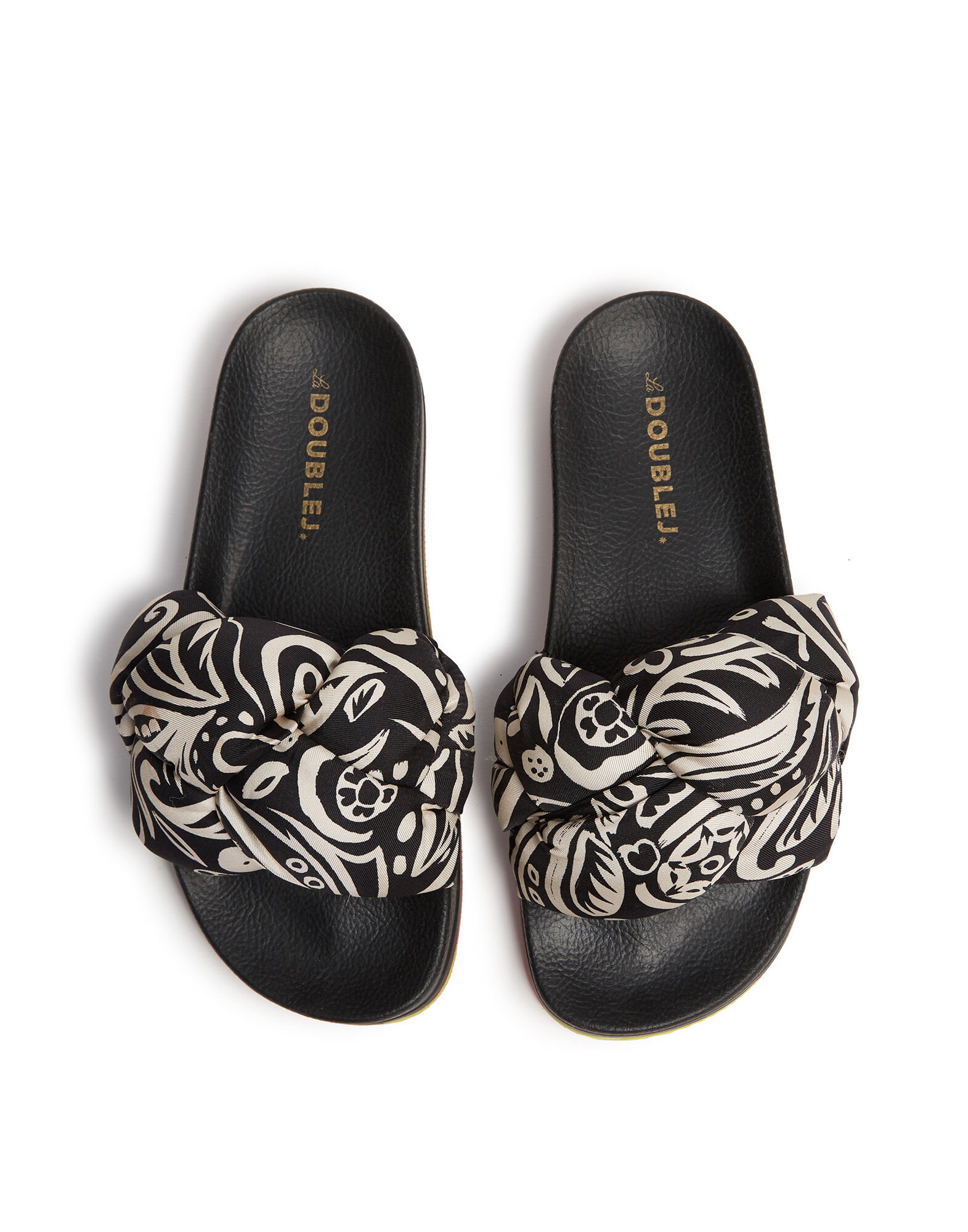 La DoubleJ Treccia Slides Fauve SHO0005FOD001FAU0001