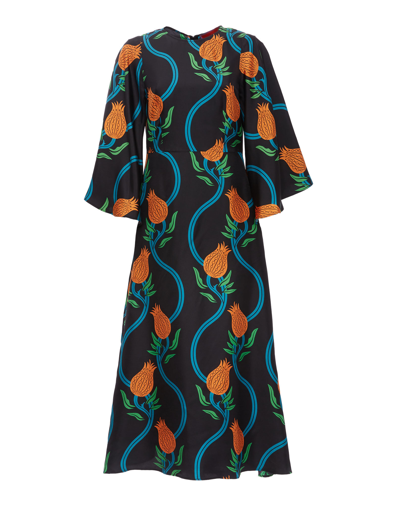 La DoubleJ Sorella Dress Melograno Nero DRE0179SIL001MEL0003