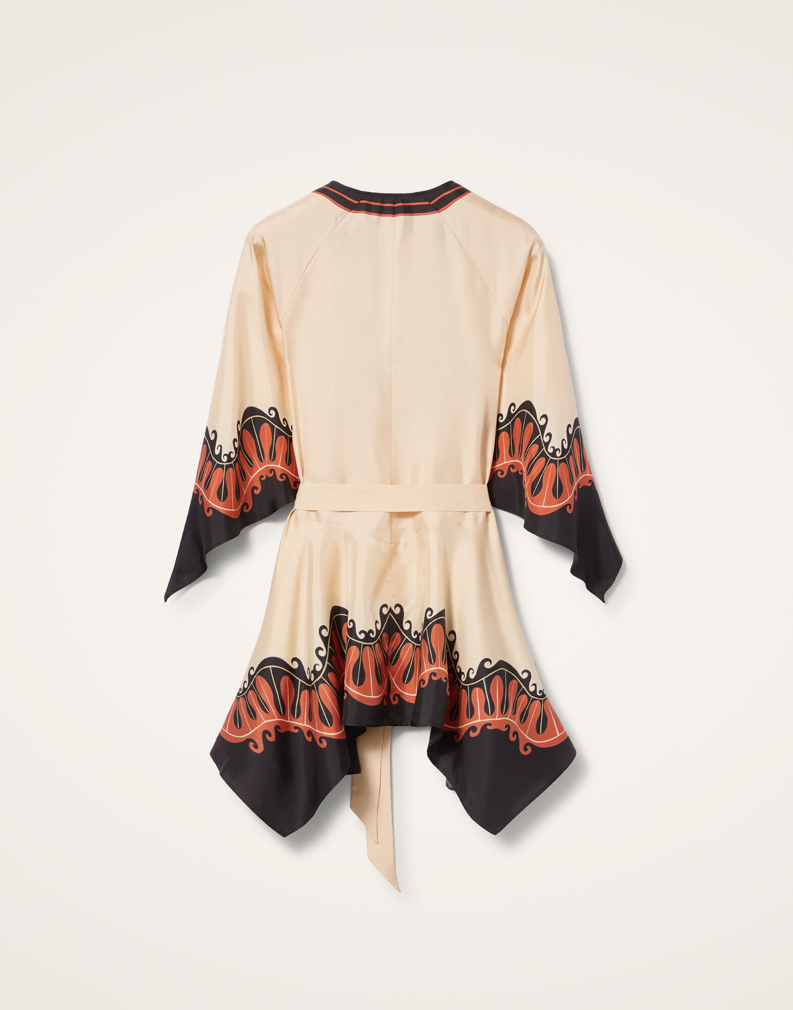 La DoubleJ Malibu Mini Dress Pacific Plac&eacute;e Dark Orange DRE0844SIL001PCF03OR03