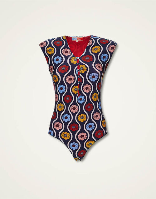 La DoubleJ Tutto Suit Whitsun Mini Blue SWI0068LYC001FSK02BU03