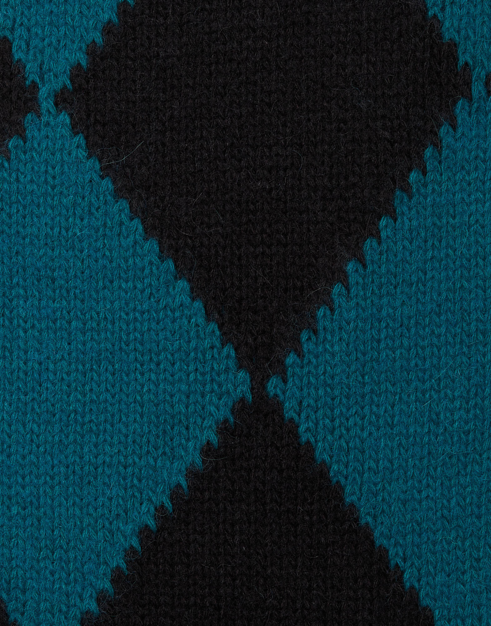 La DoubleJ Argyle Sweater Green / Black PUL0091KNI064VAR0165