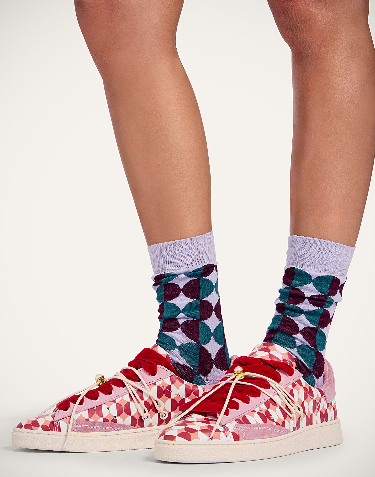 La DoubleJ All Time Socks Sfere Lilac SOC0016COT083SFE01PU02