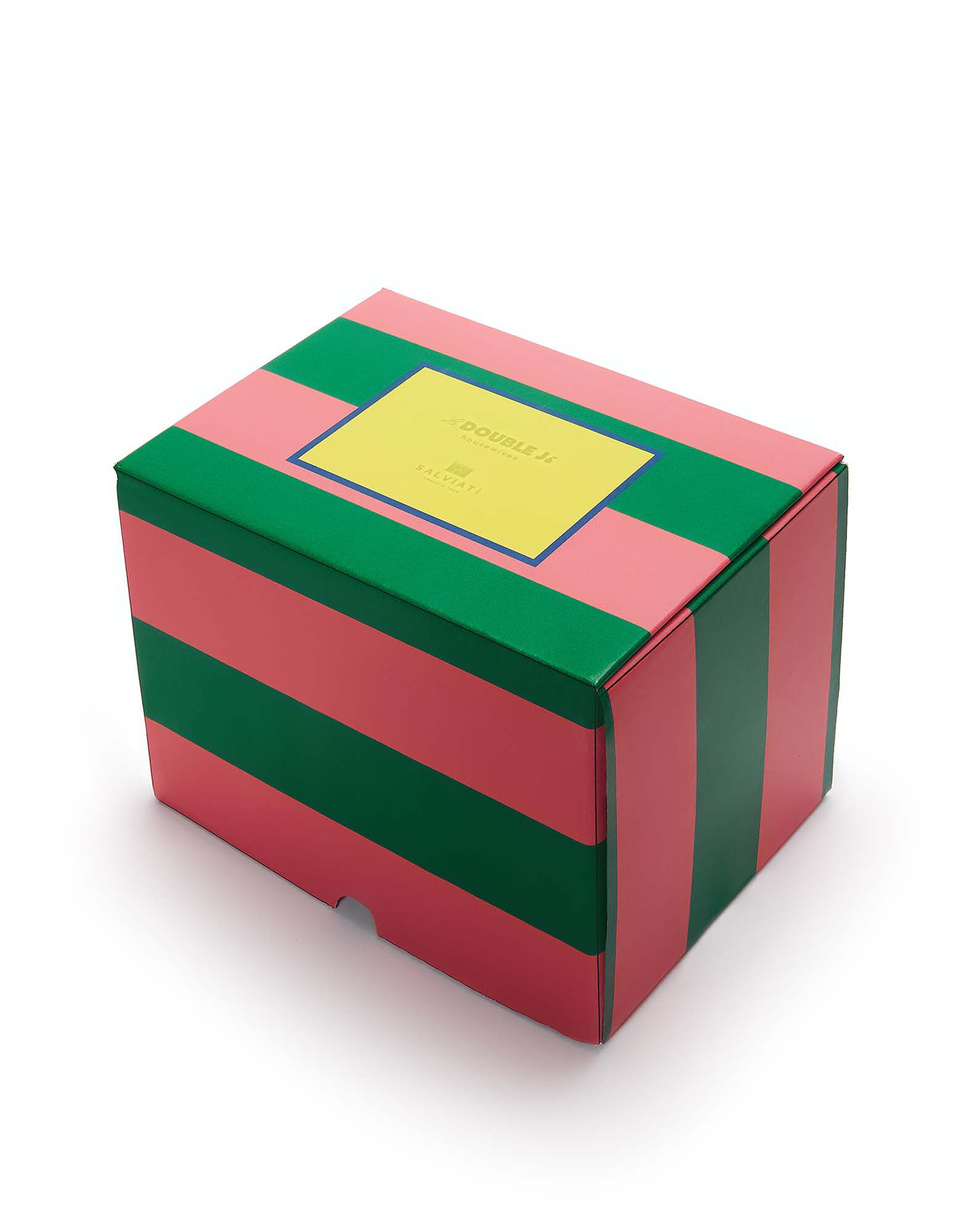 La DoubleJ Rainbow Glass Set of 2 Turquoise GLA0014MUR001TUR0004