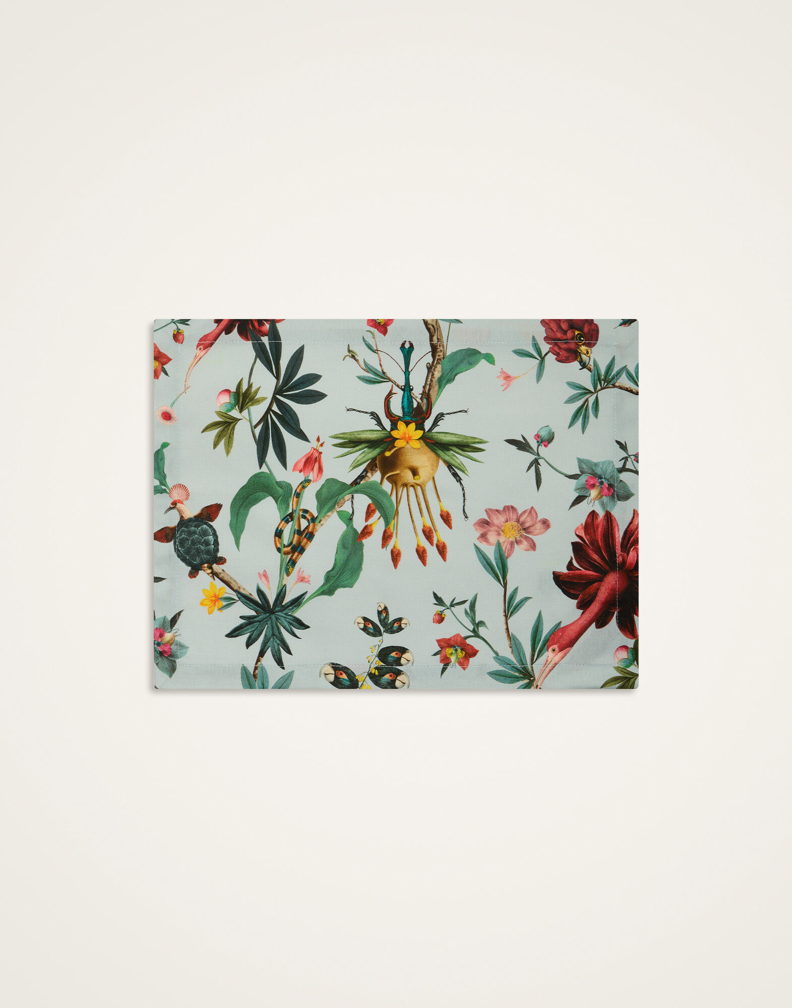 La DoubleJ Placemats Set Of 2 Fantastic Creatures Light Blue PMT0026COT073FCR01BU01