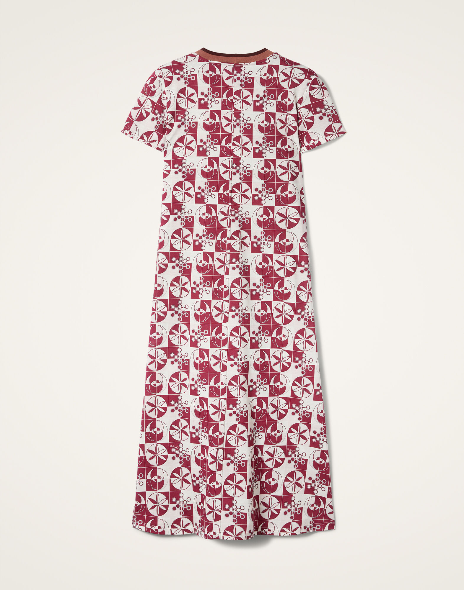 La DoubleJ Sporty Swing Dress Eclipse Burgundy DRE0247JER002ECL01RE02