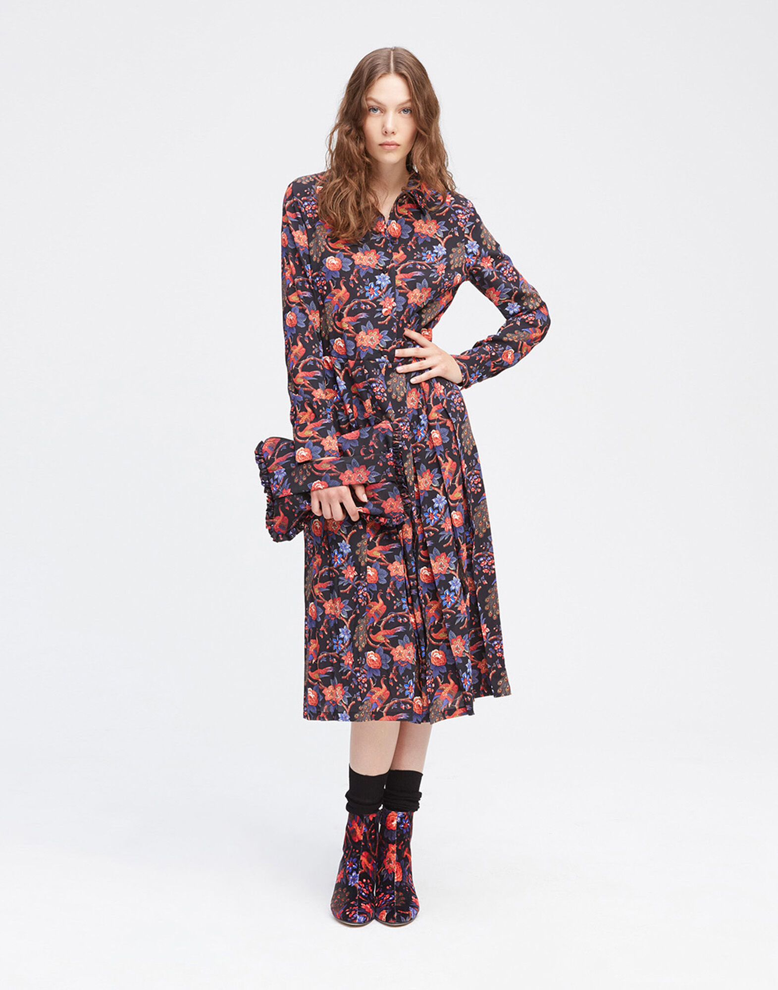 LaDoubleJ Hand Pochette Pavone Nero BAG0002NYL001PAV0001