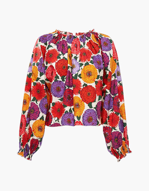 La DoubleJ Boho Top Zinnie TOP0072COT001ZIN0001