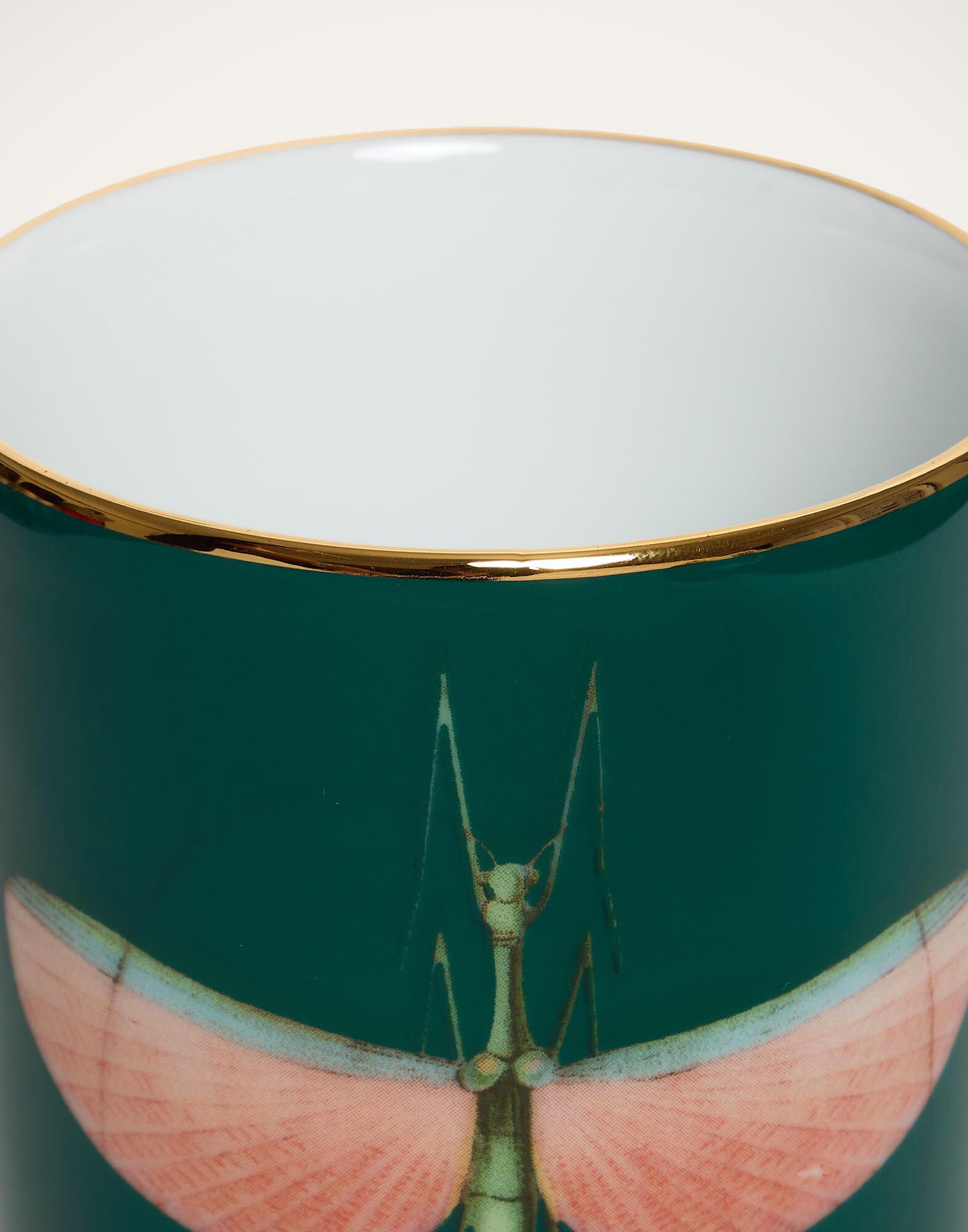 La DoubleJ Decorative Cup Libellula Green VAS0008CER001LIB03GR02