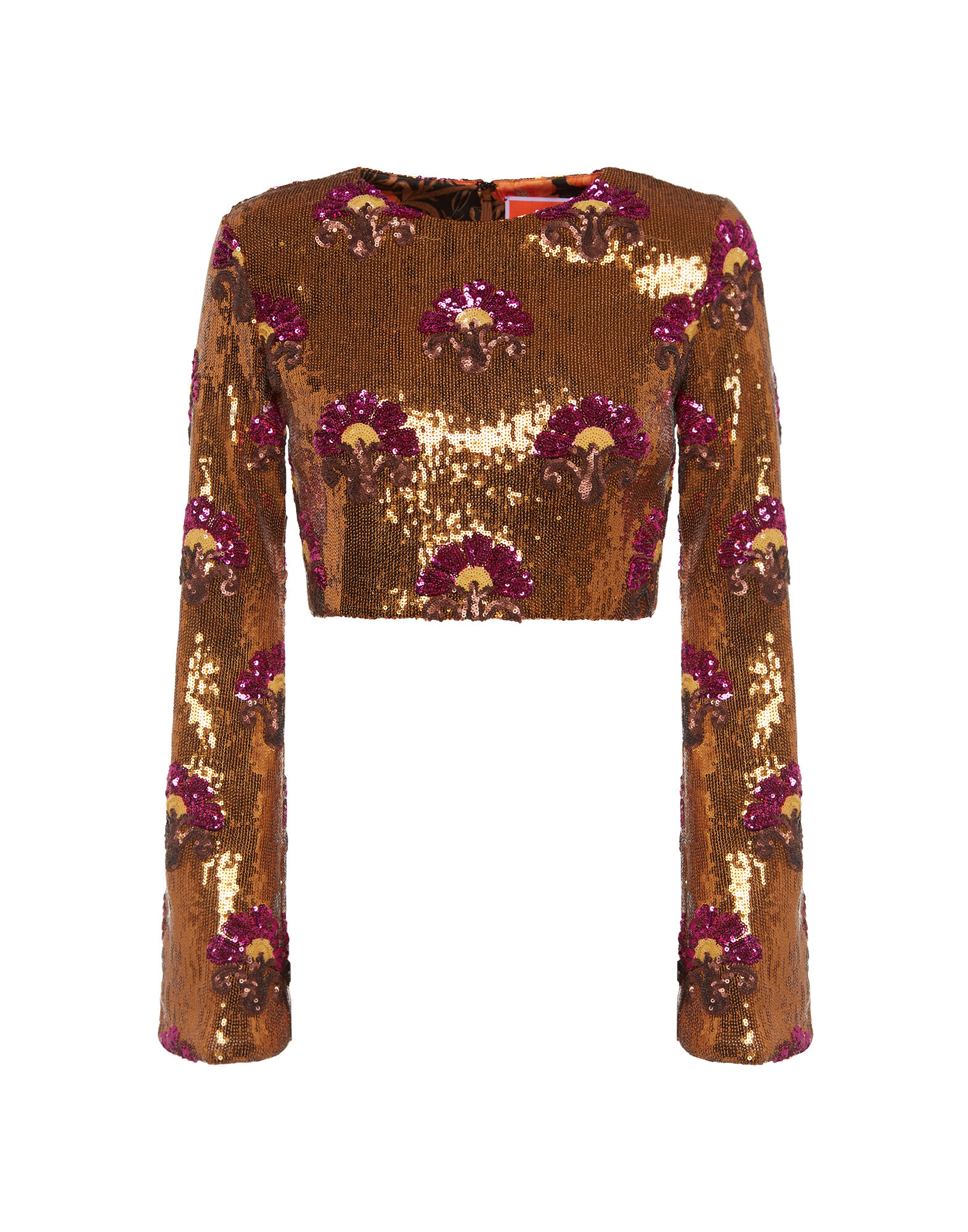 La DoubleJ Holly Crop Top Bronze TOP0110PAI005TXQ01OR04