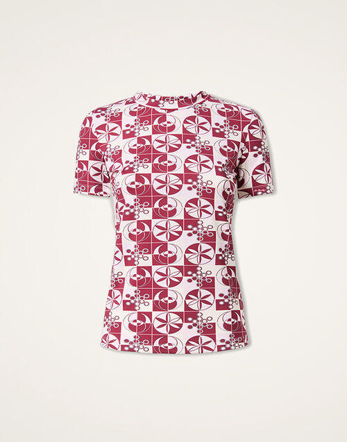 La DoubleJ Jazzercize T-Shirt Eclipse Bordeaux TSH0010JER049ECL01RE02