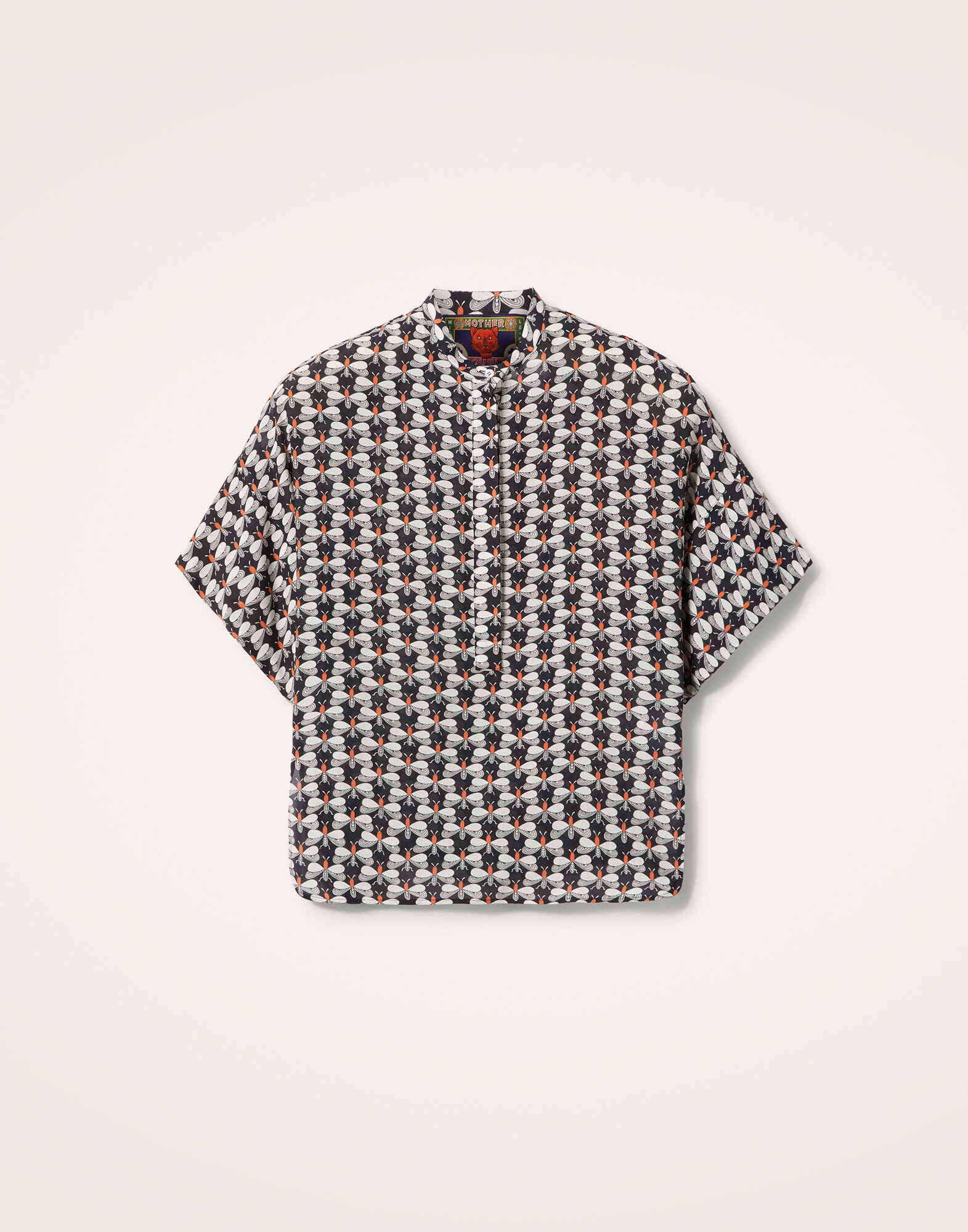 La DoubleJ Estelle Blouse Petaltail Black SHI0127VIS019PET01BL01