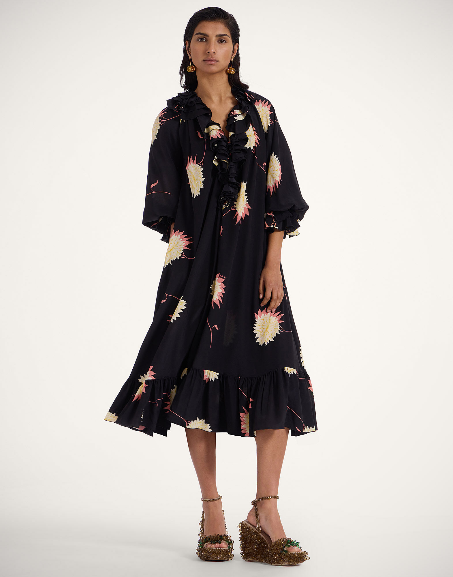 La DoubleJ Hey Jude! Dress Derby Ivory DRE0850CRE001DER01WH04