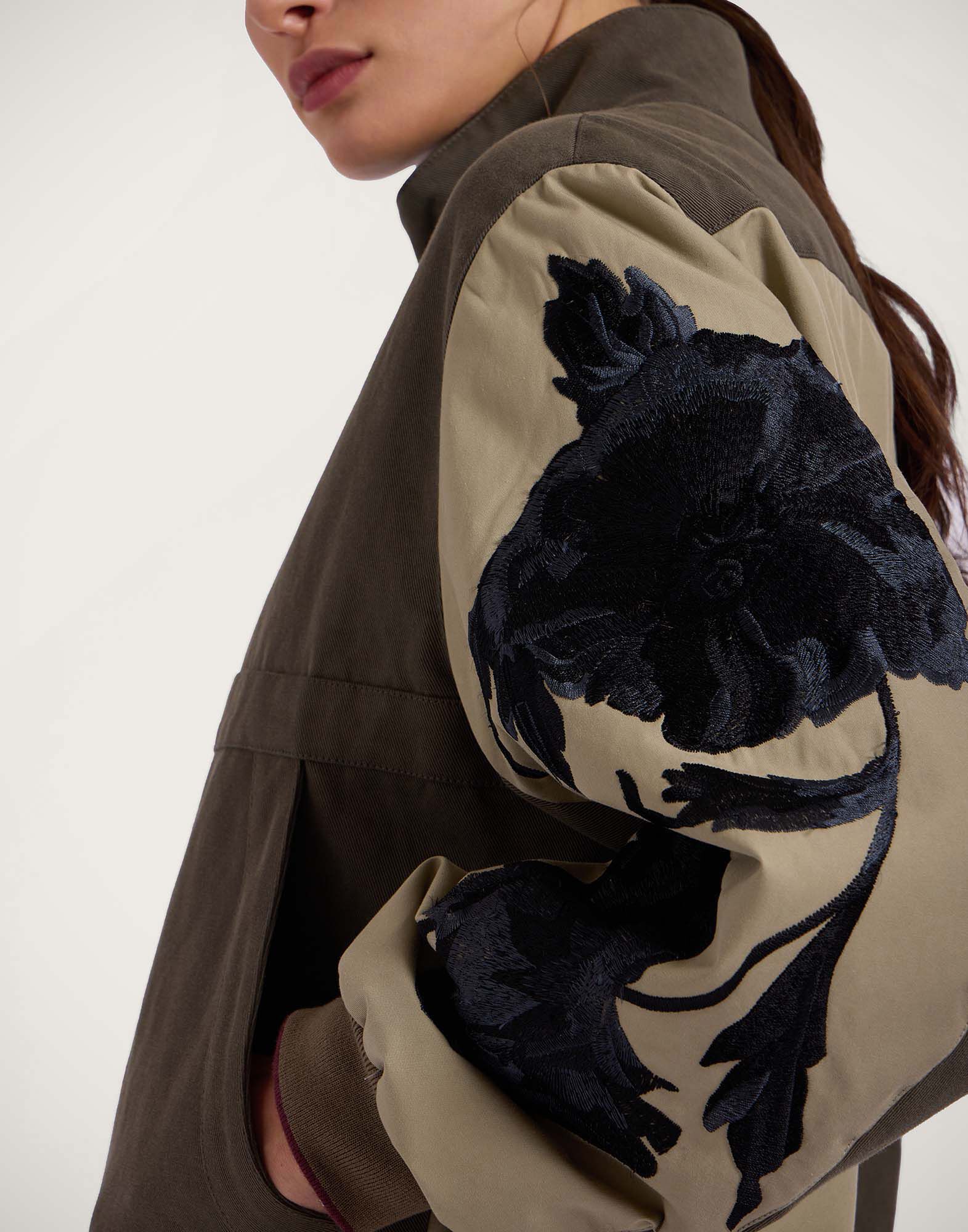 La DoubleJ Janis Puffer Solid Camouflage Green JAC0123COT065SOLIDGR08