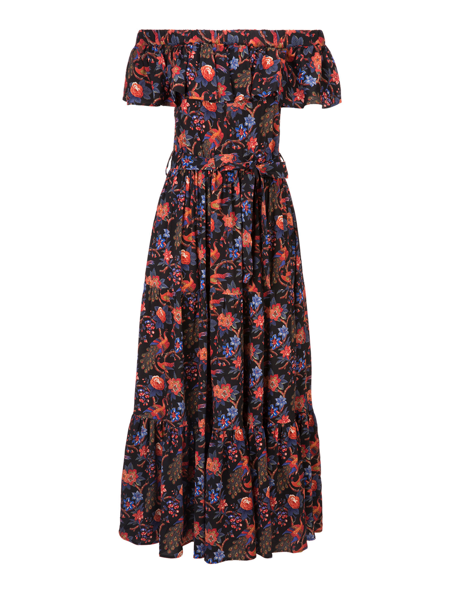 LaDoubleJ Double Love Dress Pavone Nero DRE0013VIS001PAV0001