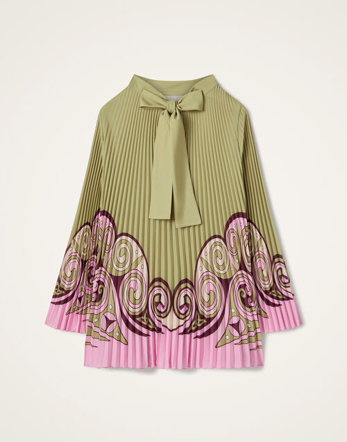 La DoubleJ Twirling Tunic Kells Swirl Plac&eacute;e Green DRE1115CHF007KLS01GR02