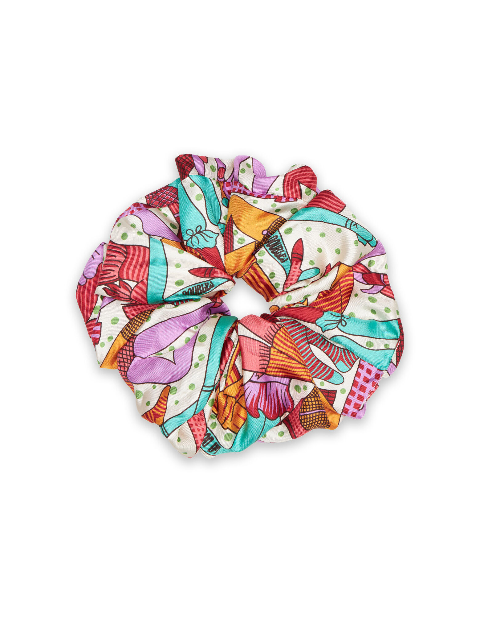 La DoubleJ Giga Scrunchie Smartypants SCR0003SIL001SMA01BU08
