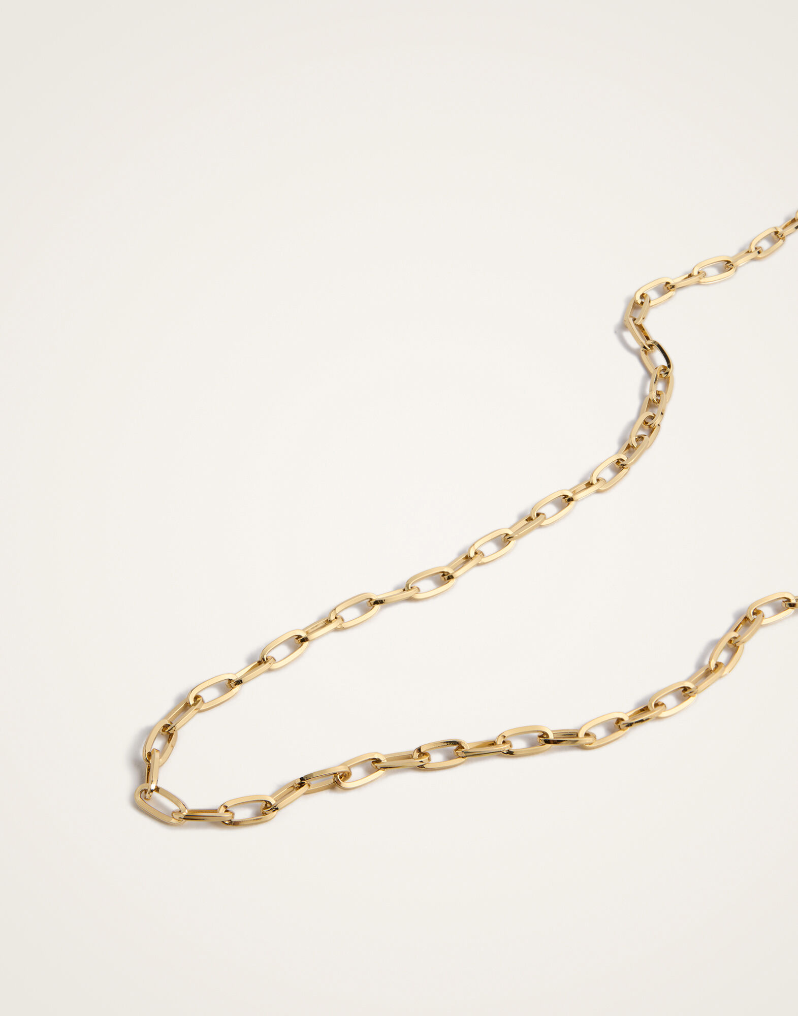 La DoubleJ Dainty Chain 24k Gold Plate NEC0038BRA003SOLIDYE05