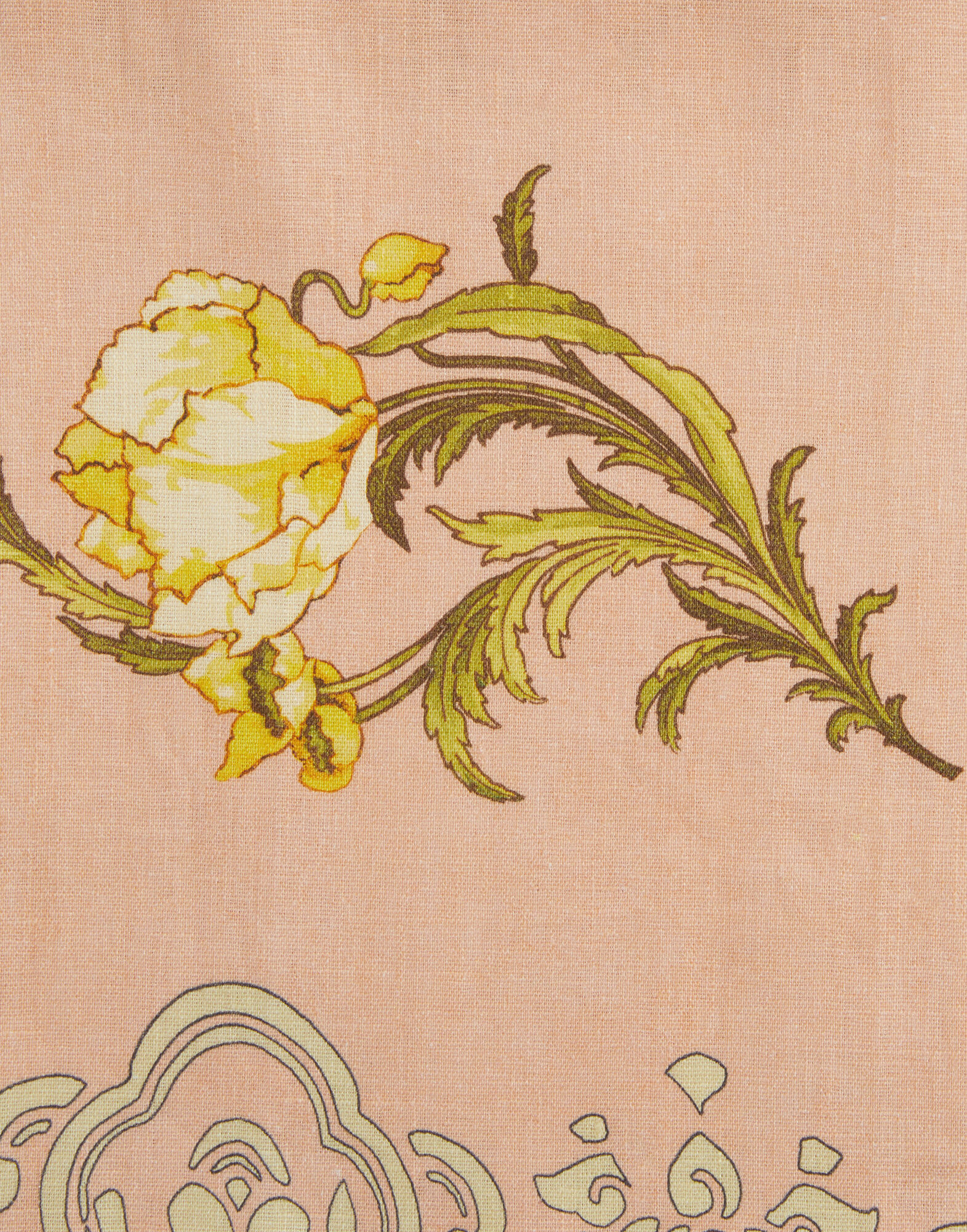 La DoubleJ Large Tablecloth Nymph Bloom Plac&eacute;e Blush TBC0018LIN008NYB02PI07