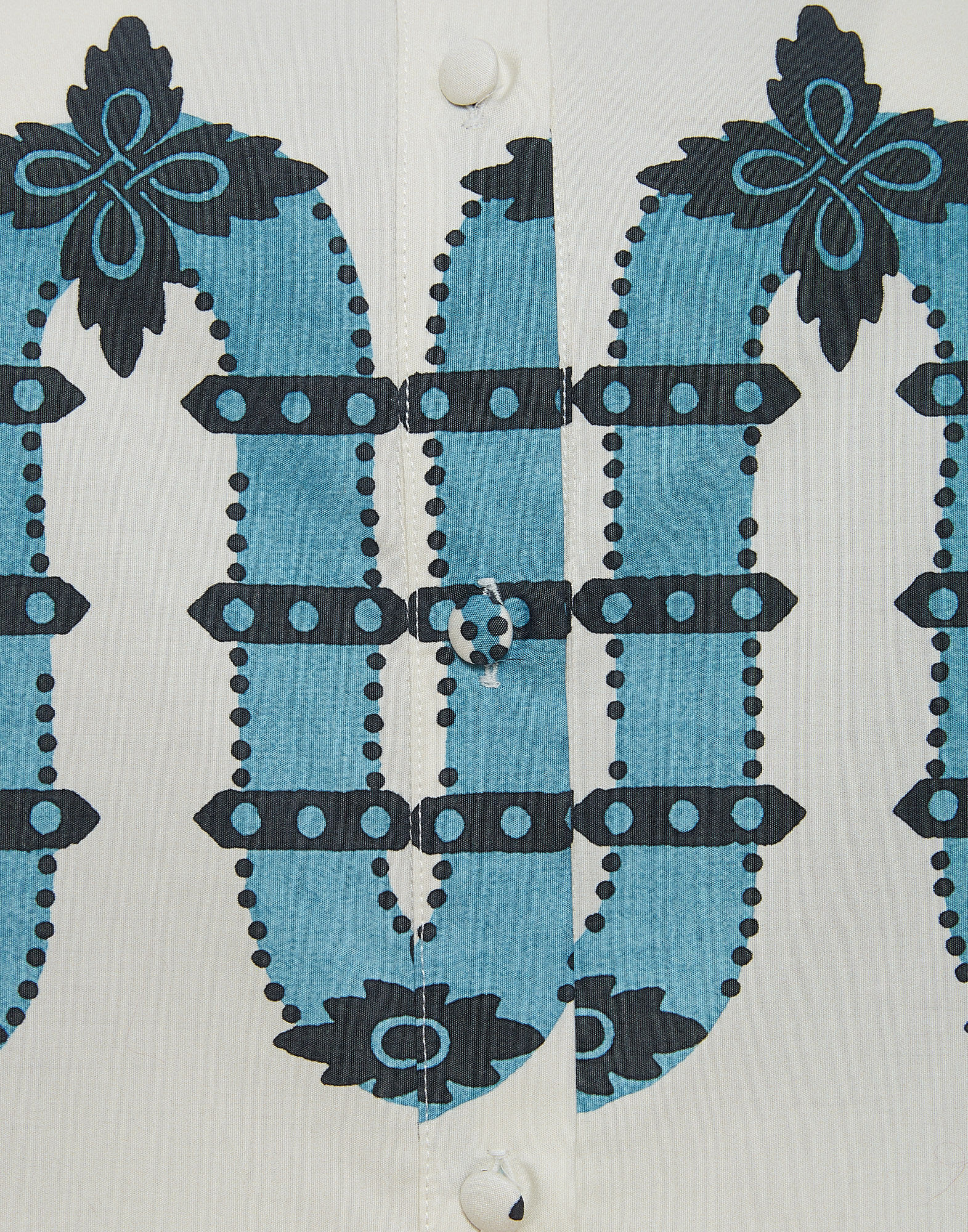 La DoubleJ Choux Dress Scirocco Plac&eacute;e Ivory DRE0193COT039SCI03WH04