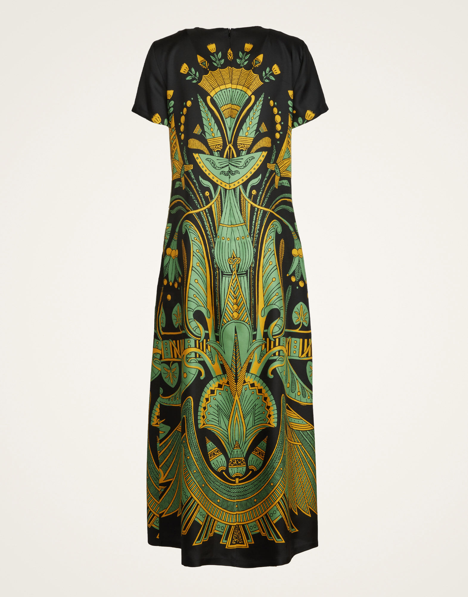 La DoubleJ Swing Dress The Nile Plac&eacute;e Black DRE0001SIL001NIL01BL01