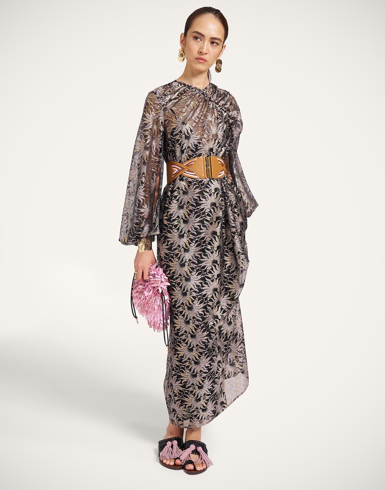 La DoubleJ Brigid Dress Sun Black DRE1144LAC015SUN03BL01