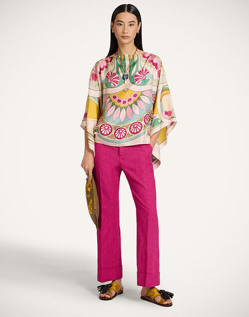 La DoubleJ Hendrix Pants Solid Pink TRO0014COT005SOLIDRE09