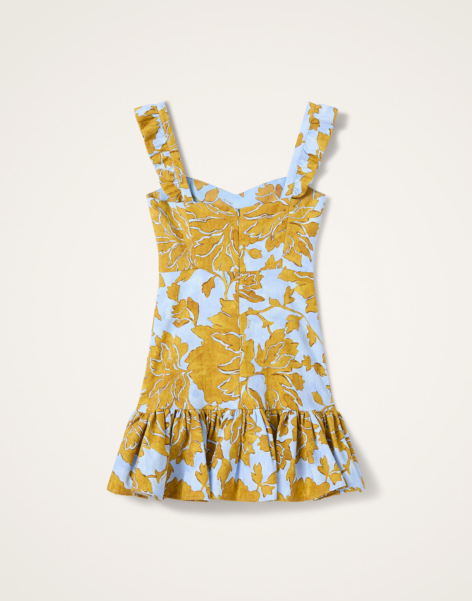 La DoubleJ Mini Gingerbread Dress Tangle Light Blue DRE1181COT005TAN01BU01